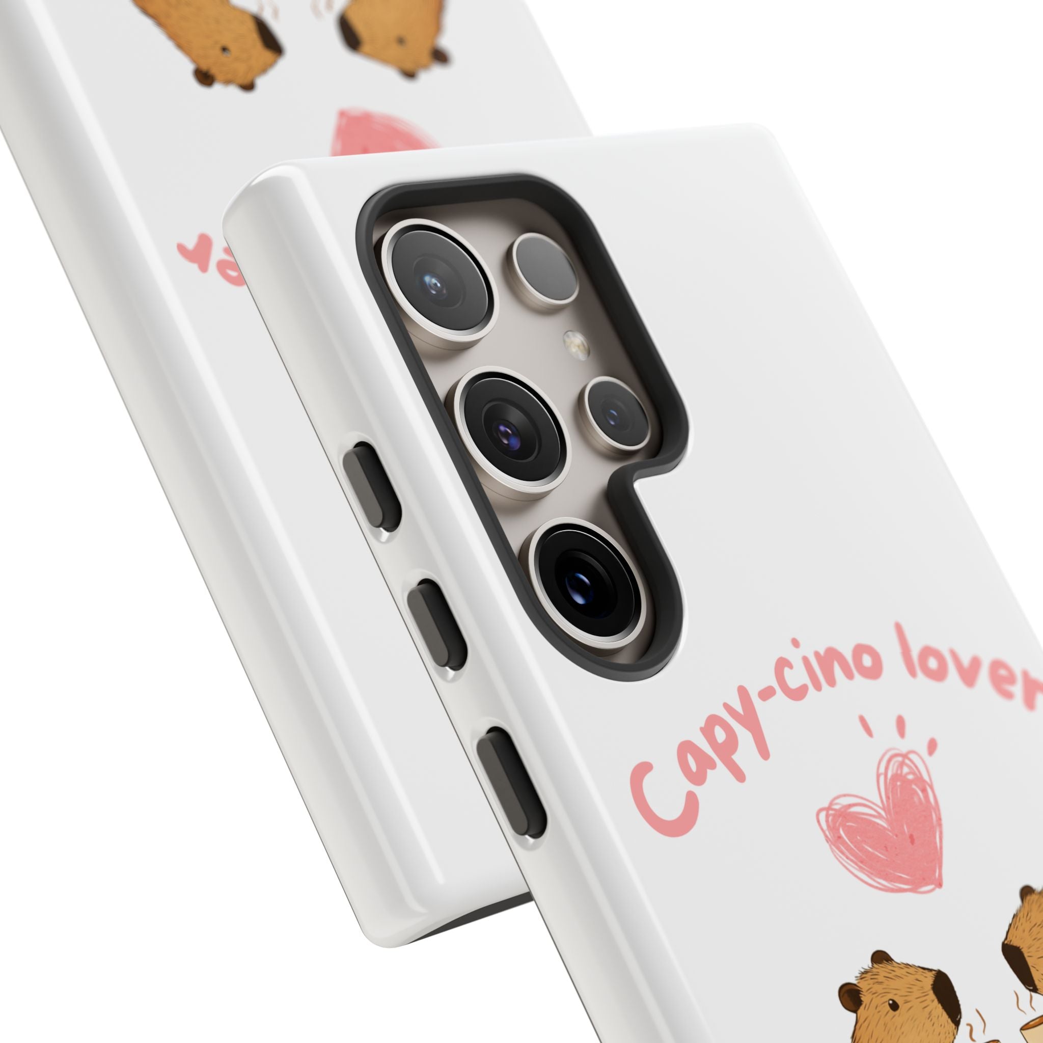 Cute Capybara Phone Case (Capy-cino Lover Series)