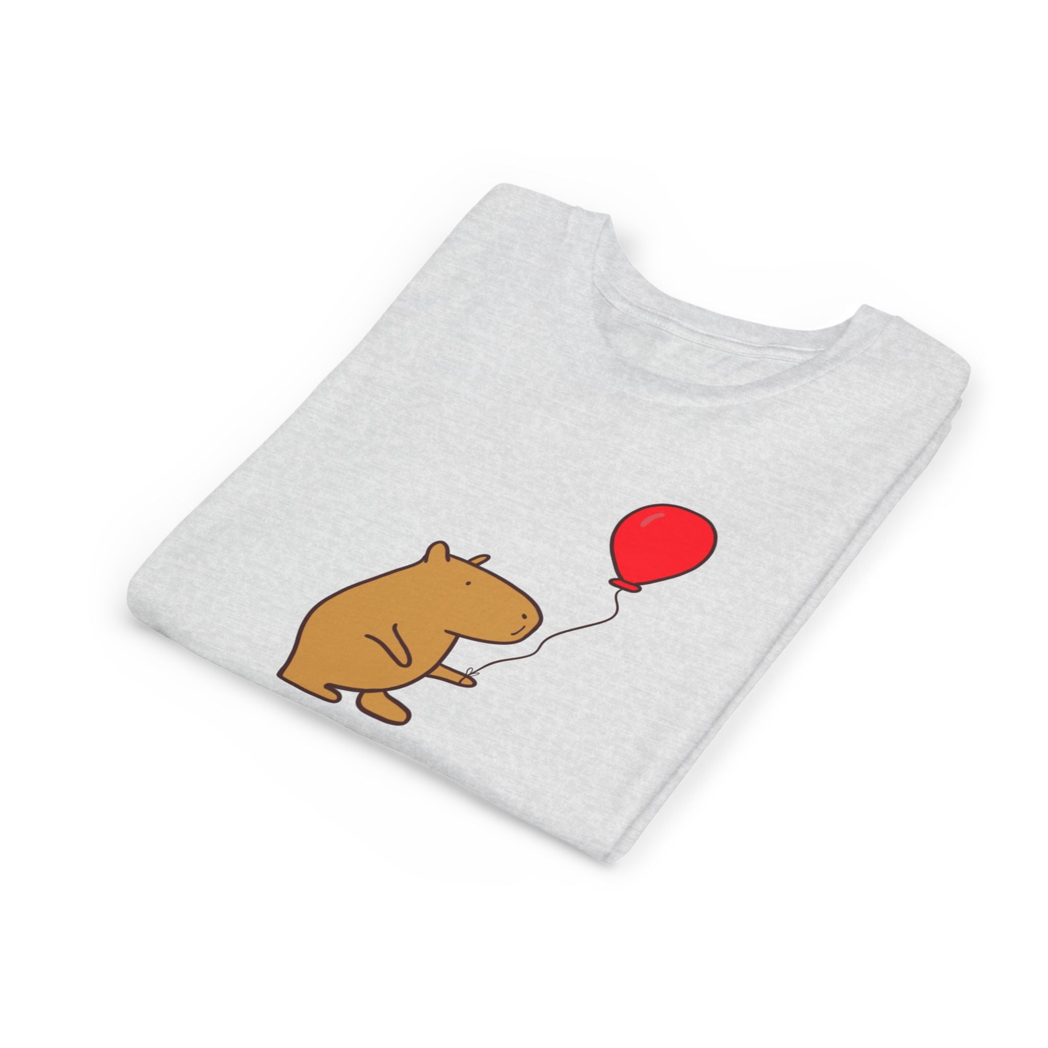 Funny Kids T-Shirt – “Up to Something” Capybara Shirt
