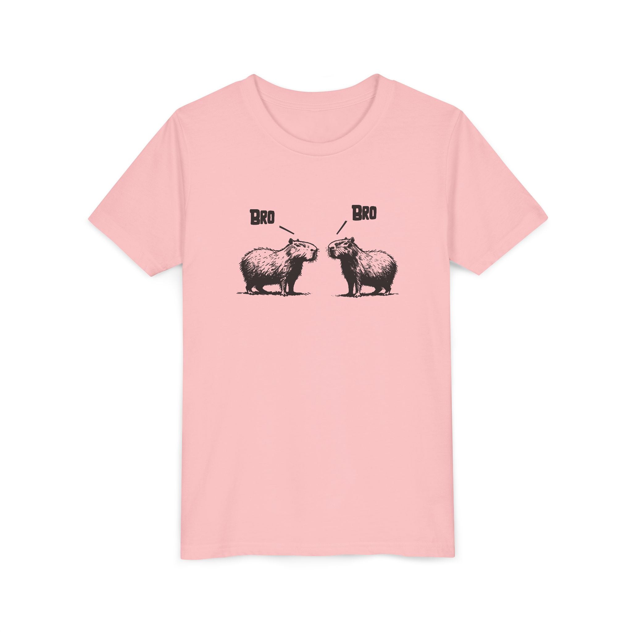 Two Capybaras Saying Bro, Bro - Youth T-Shirt