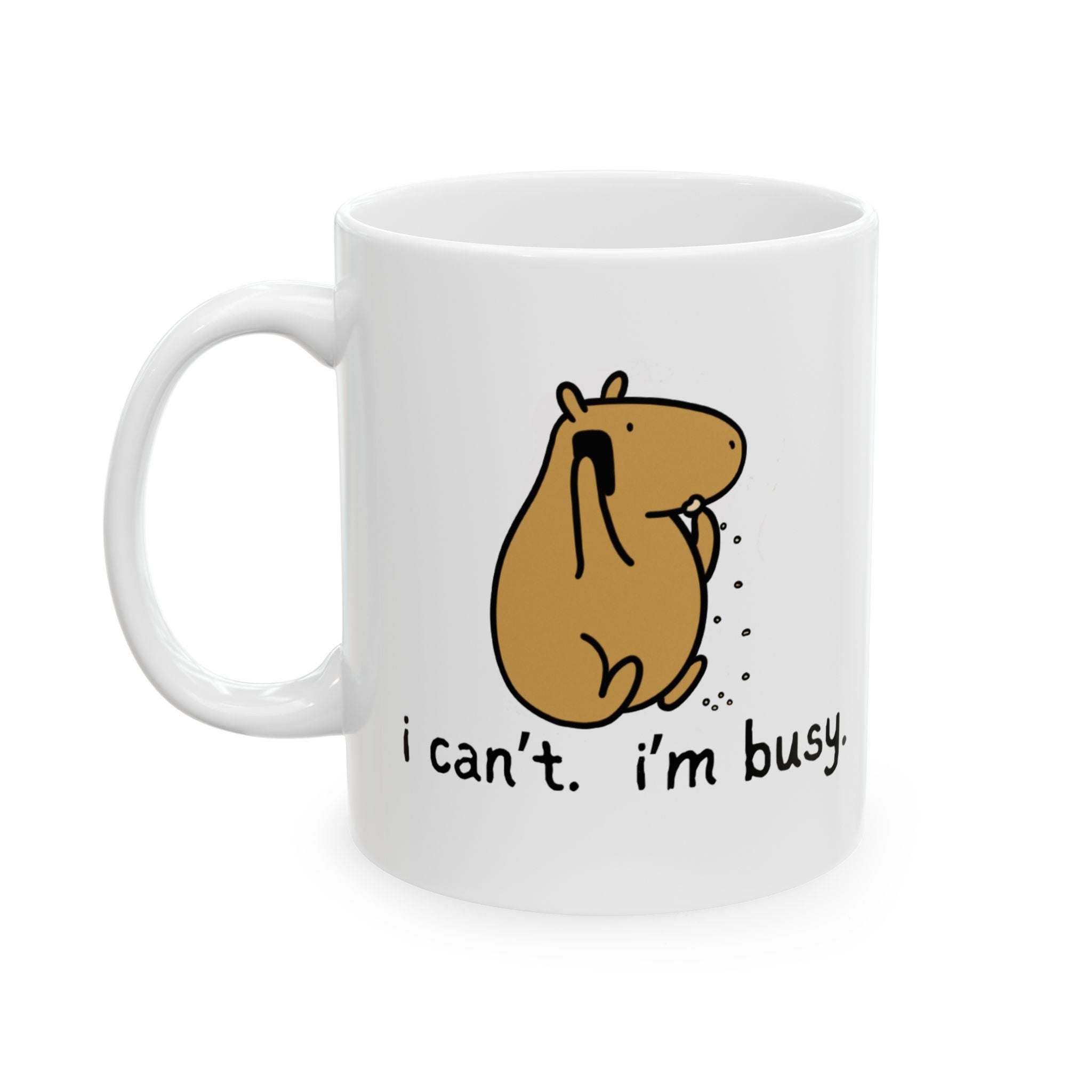 I'm Busy Capybara Mug