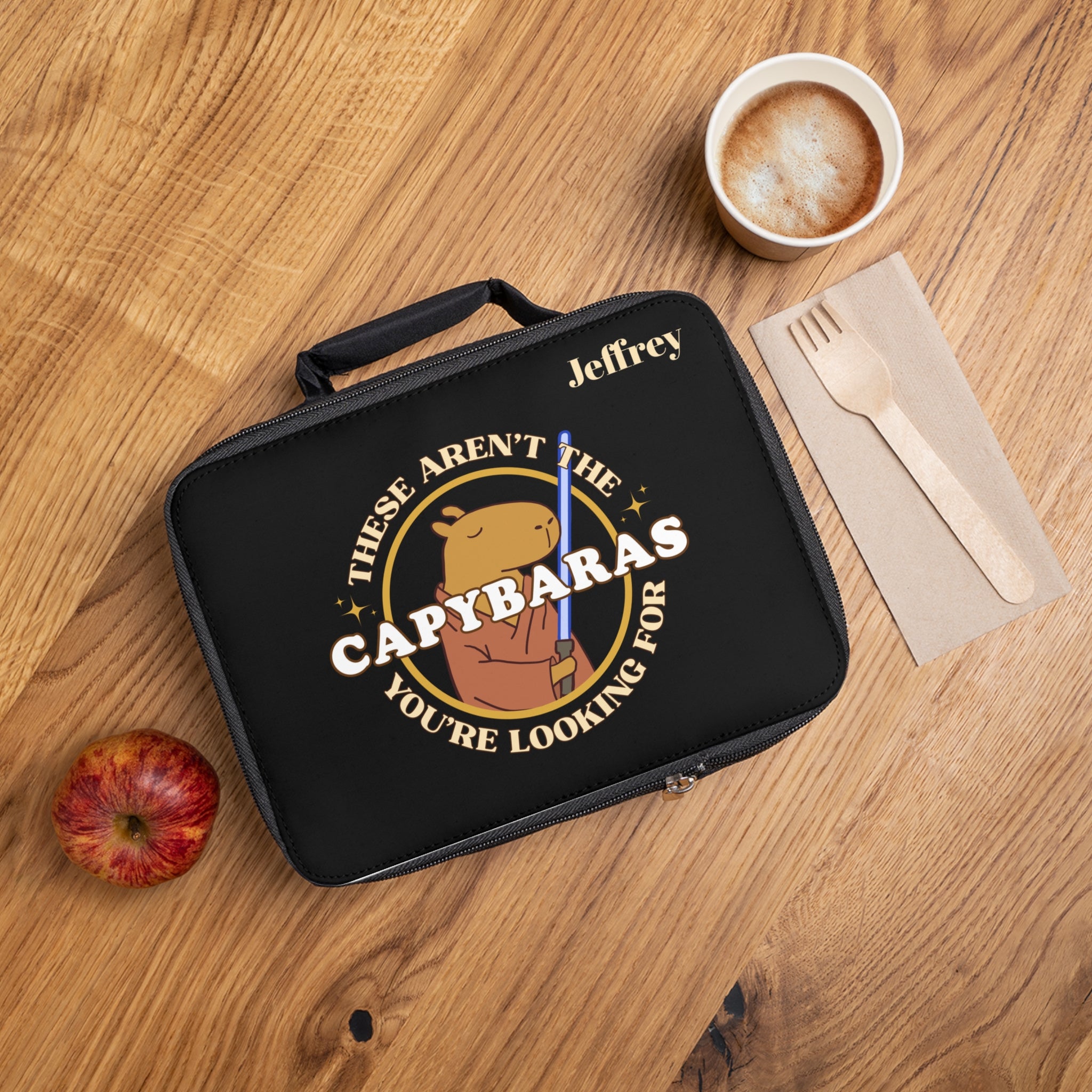 Star Paws Personalized Capybara Kids Lunchbox