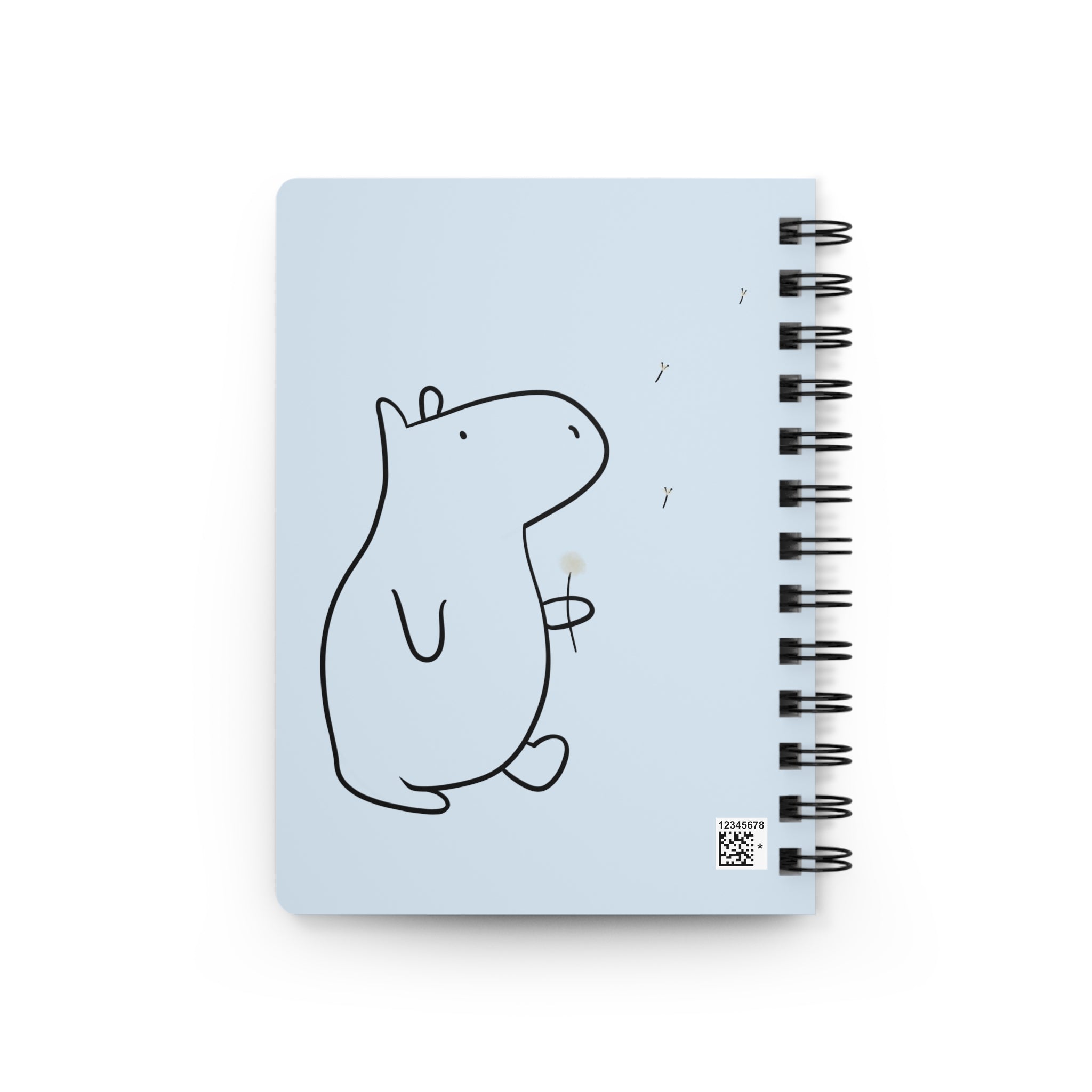 Funny Capybara Notebook – “Always Be Lollygaggin’” Journal | Cute Minimalist Writing Notebook