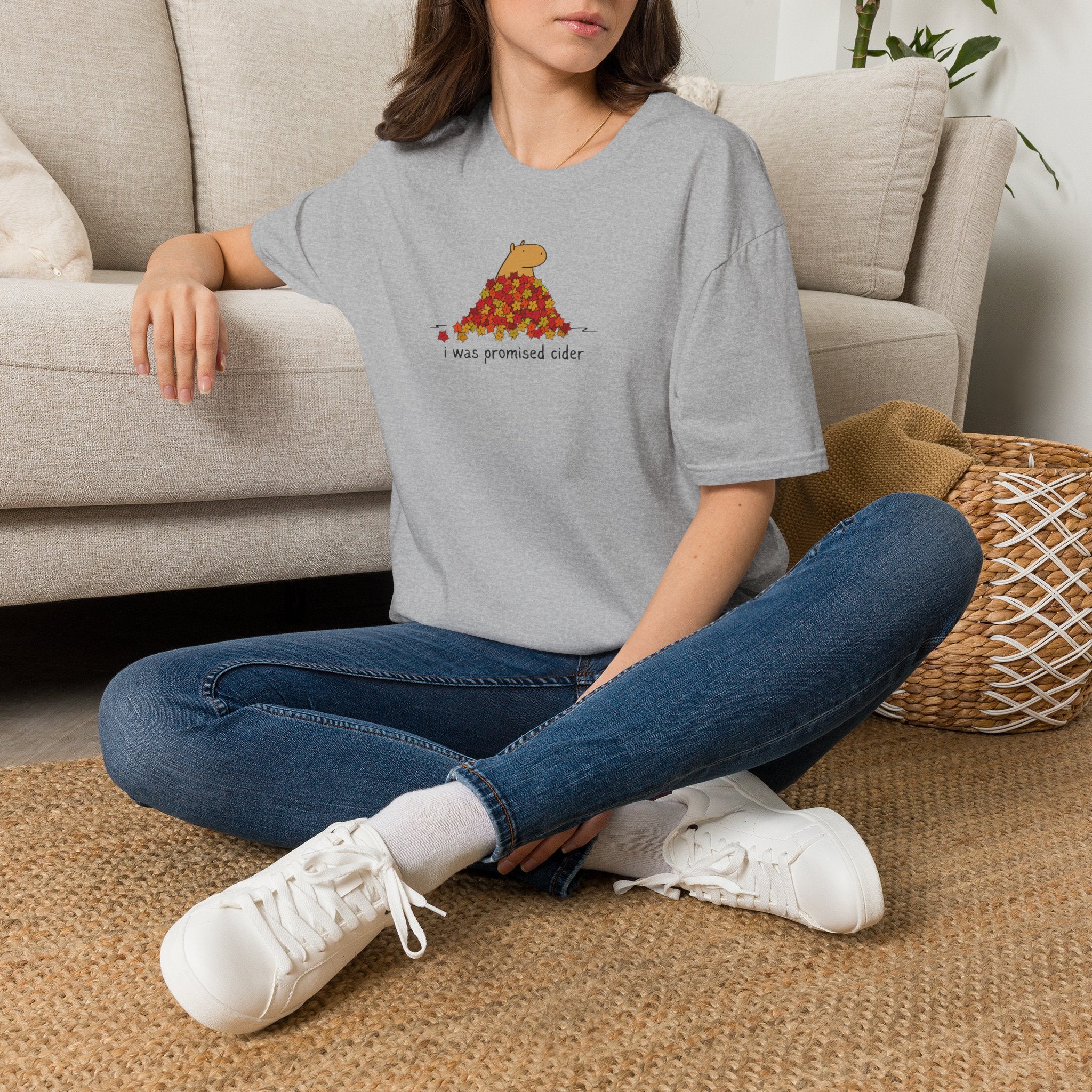 I Was Promised Cider - Capybara Softstyle Adult T-Shirt