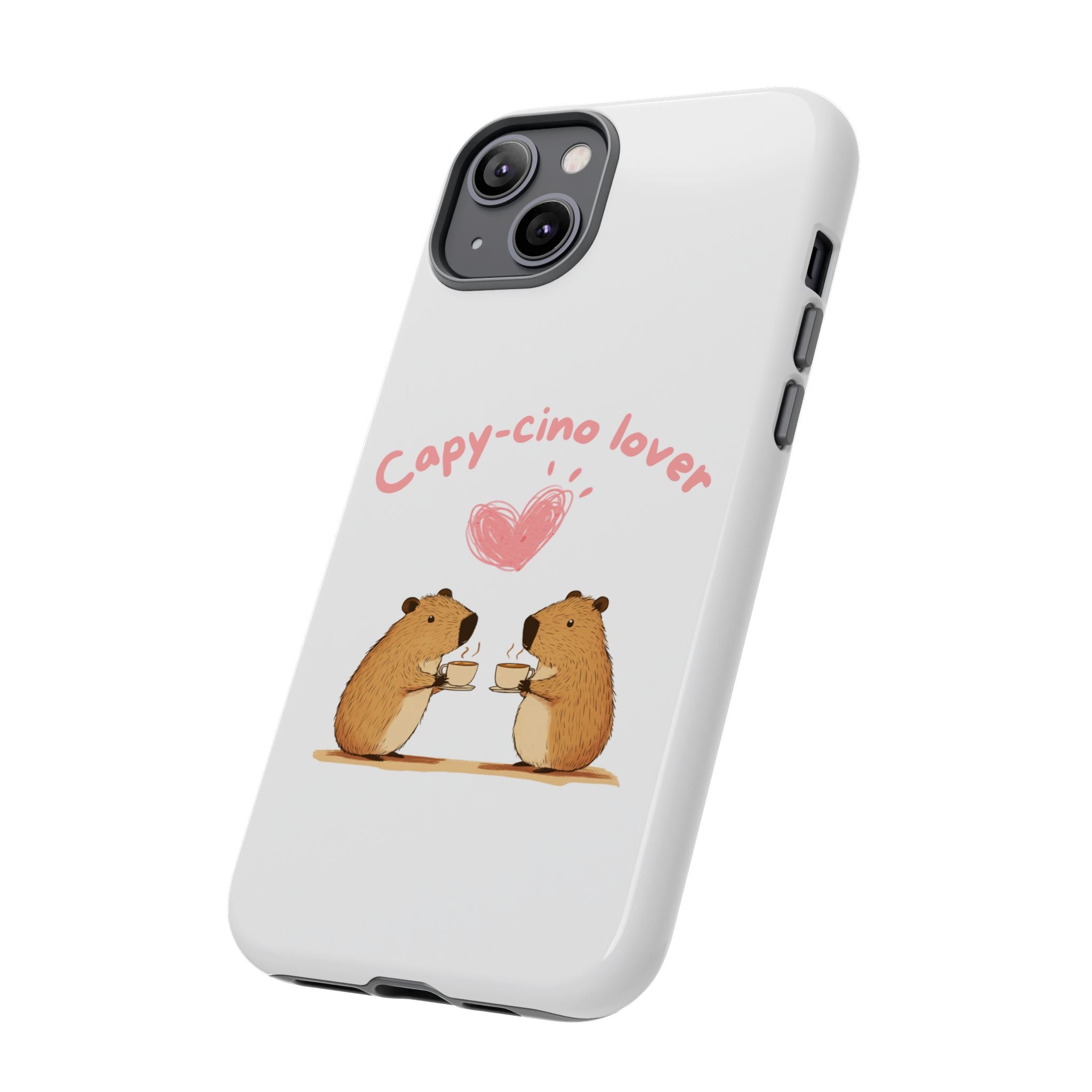 Cute Capybara Phone Case (Capy-cino Lover Series)