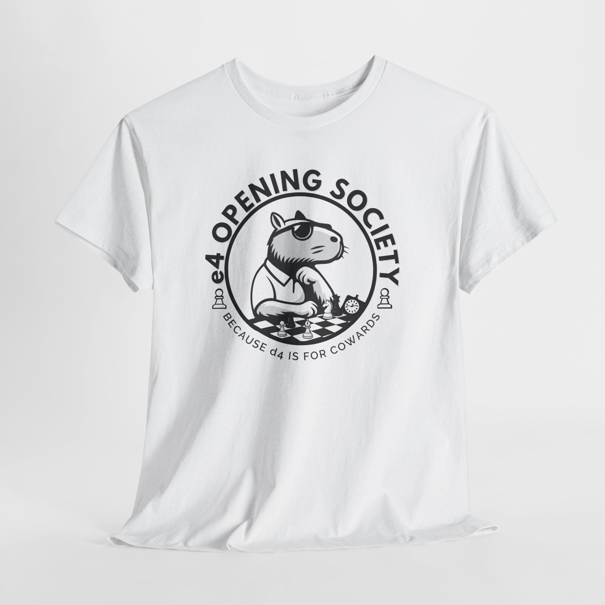 Capybara E4 Opening Society Shirt Vector Style Unisex Tee