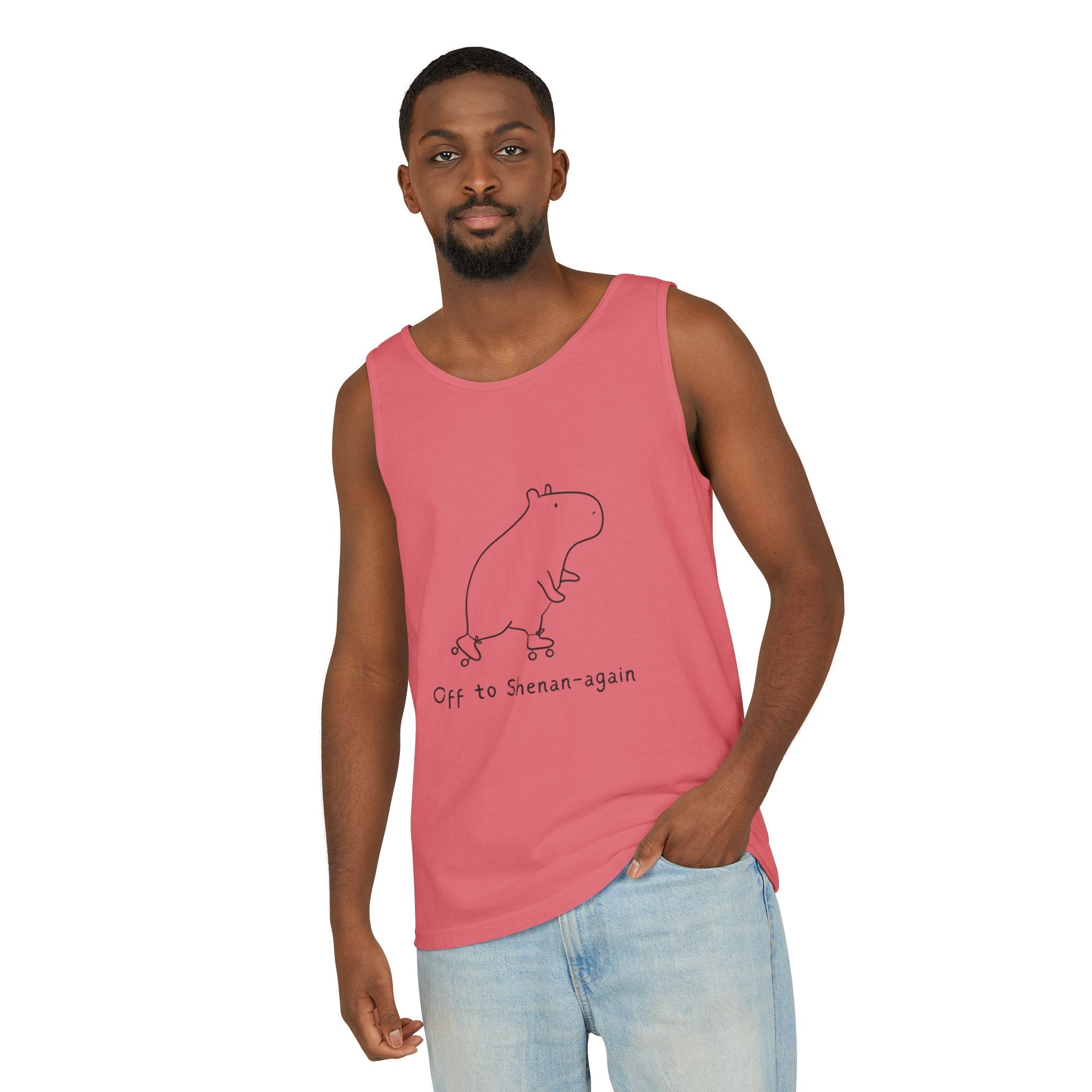 Off to Shenan-again Capybara Premium Tank Top