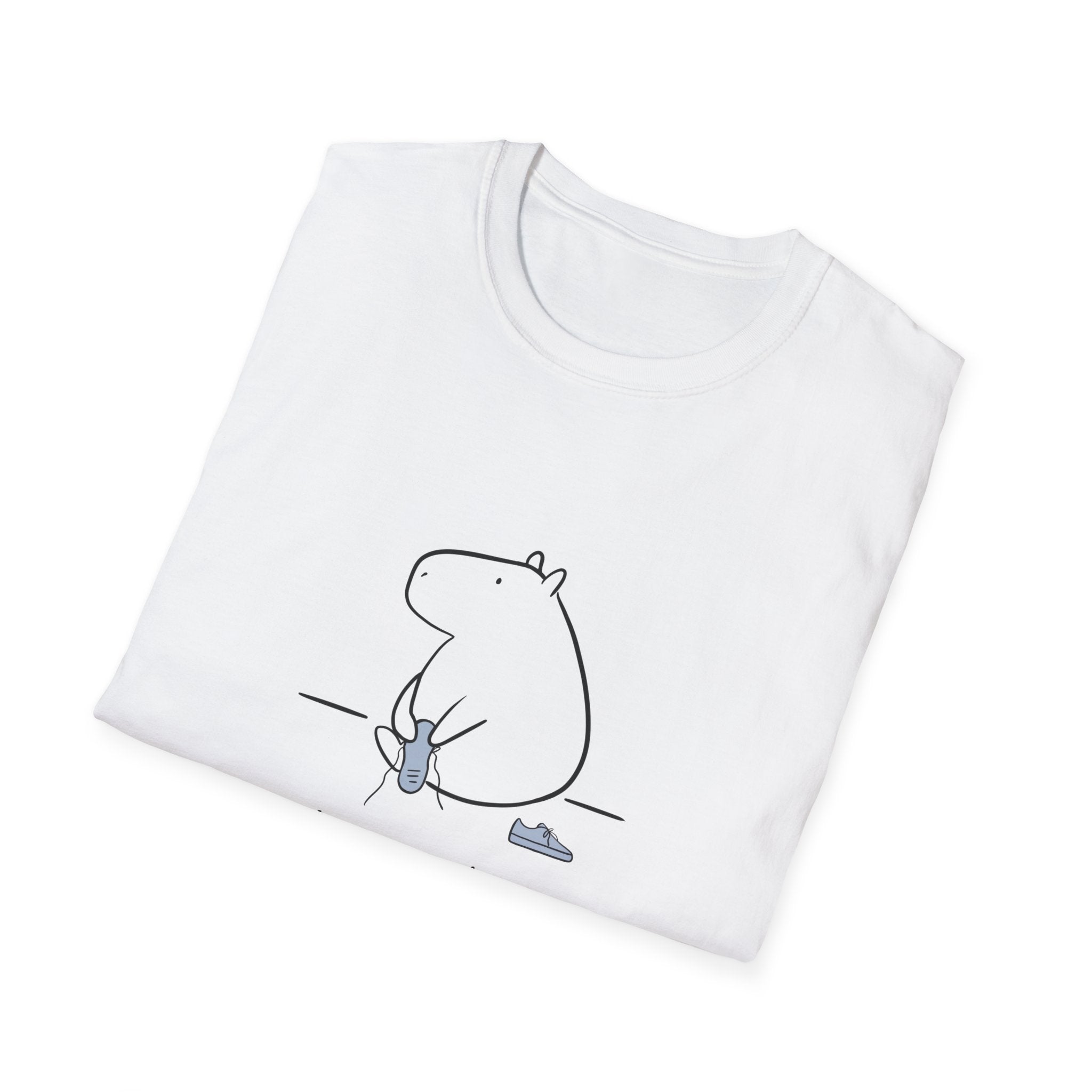“I’ll Catch Up” Shirt – Funny Capybara Softstyle Tee