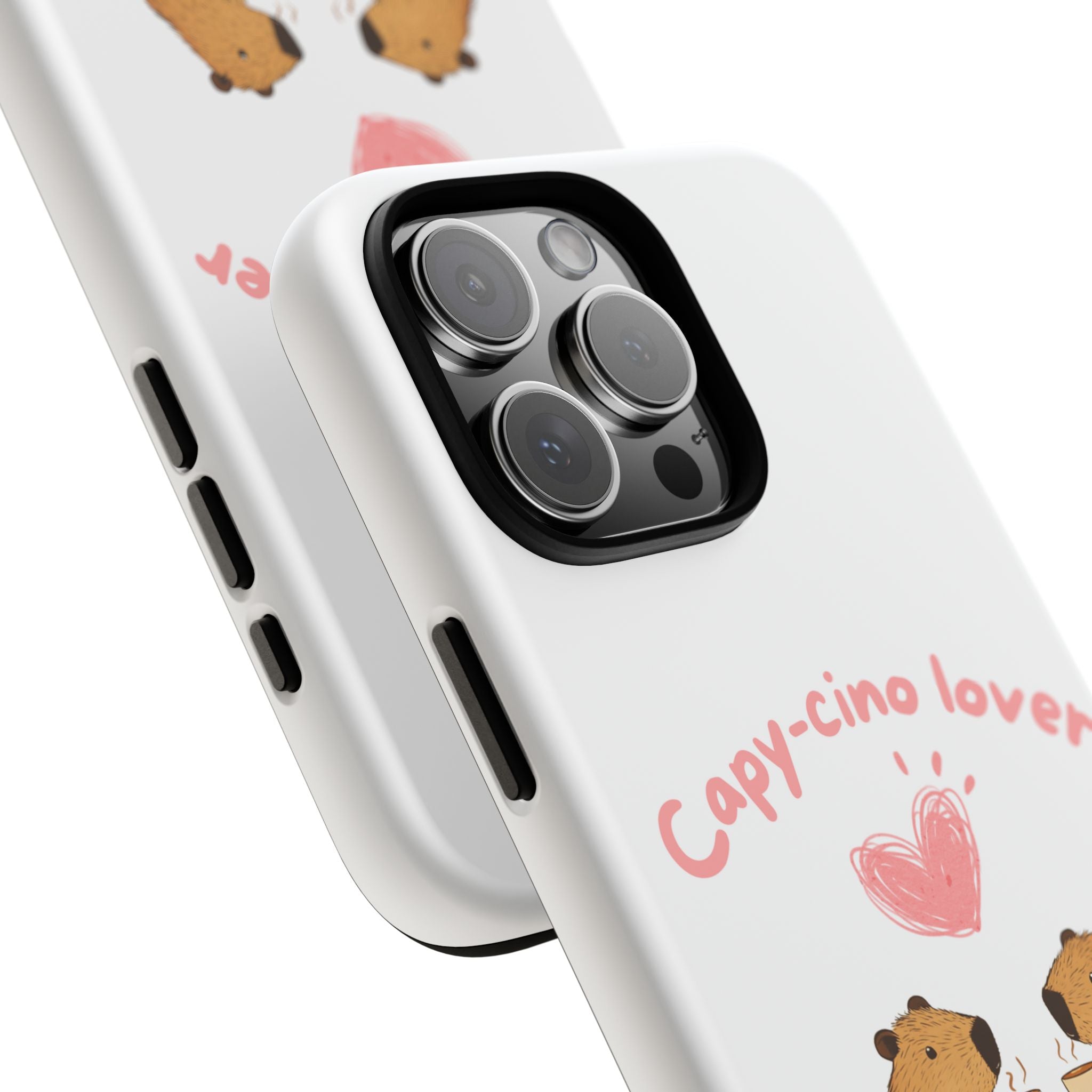 Cute Capybara Phone Case (Capy-cino Lover Series)