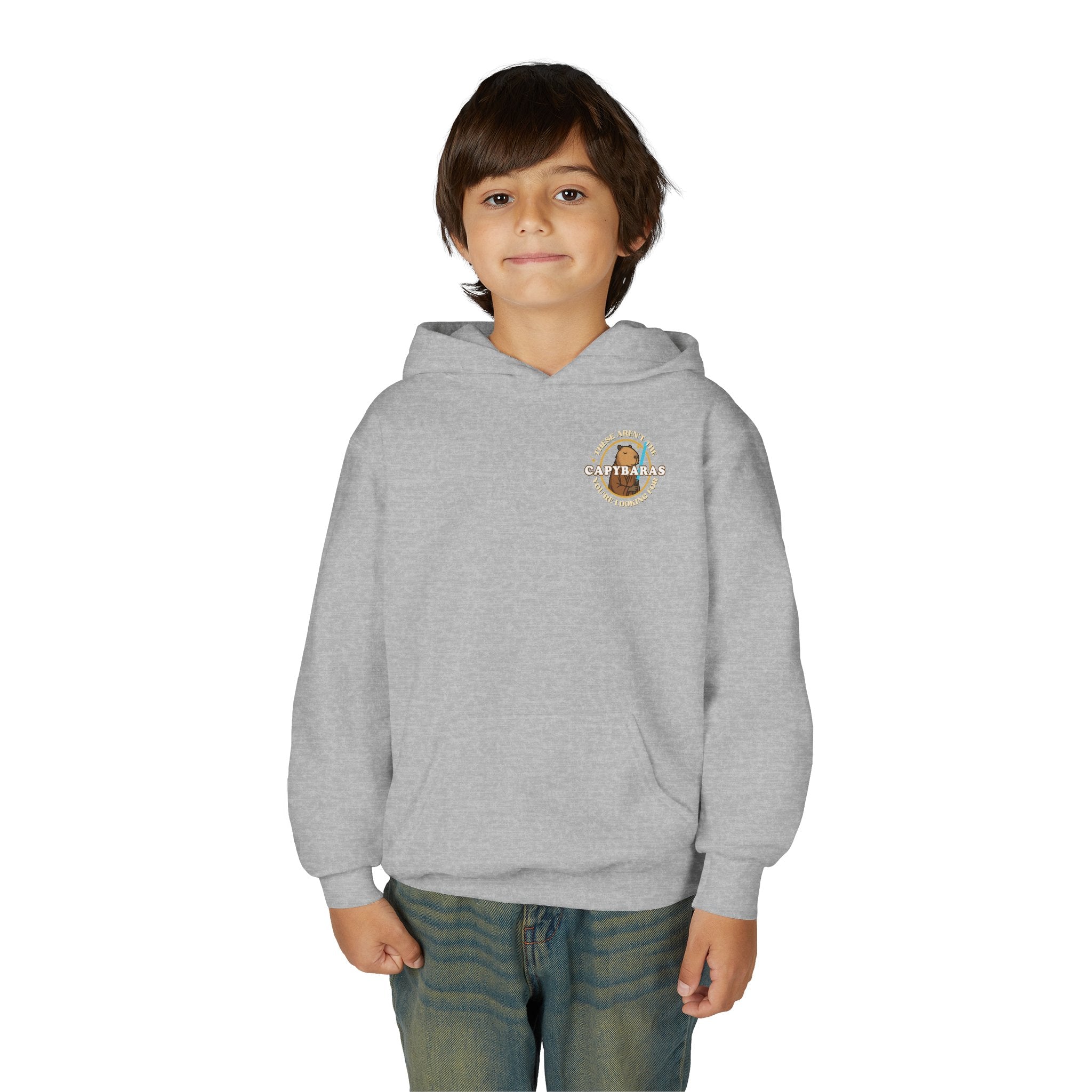 Jedi Parody Hoodie – These Aren’t the Capybaras You’re Looking For – Nerd Gift for Girls Boys – Chill Sci-Fi Hoodie