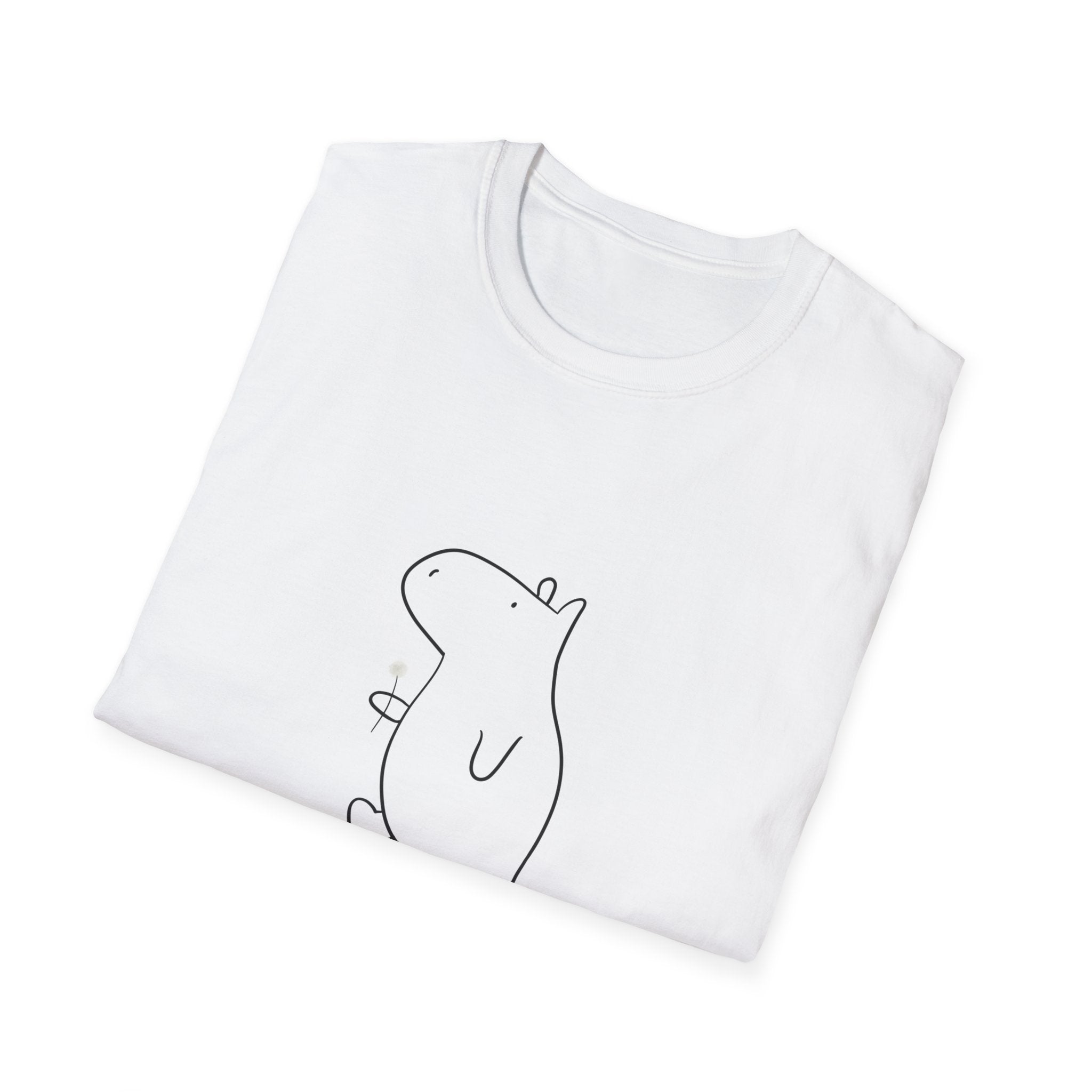 Funny Minimalist Tee - Always. Be. Lollygagin’. Capybara Shirt