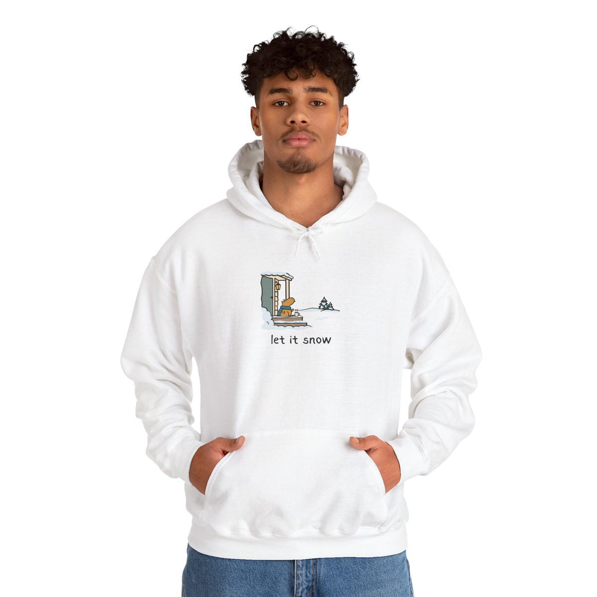 Let it Snow Cozy Capybara Hoodie