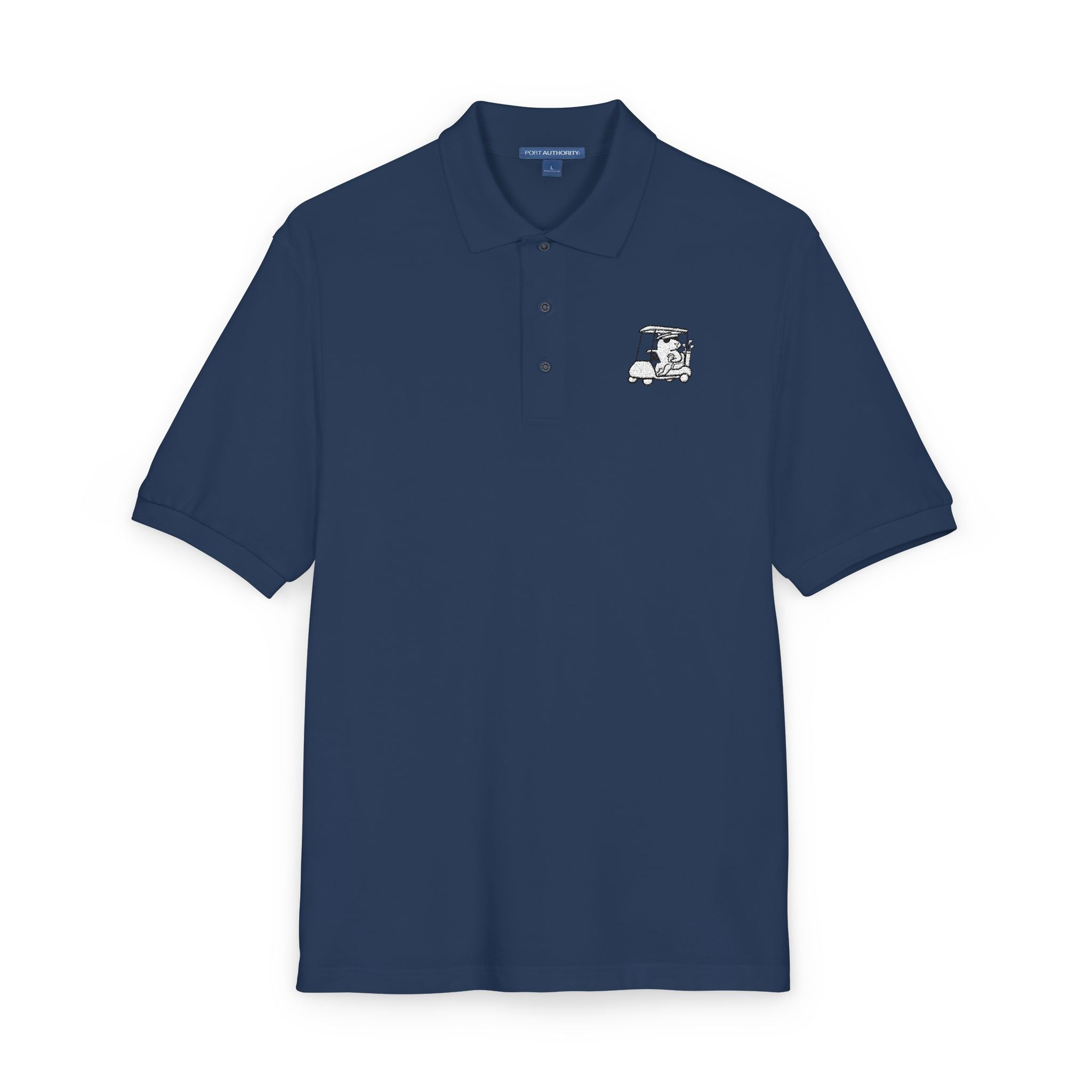 Capybara Cart Captain - Funny Golf Polo Shirt