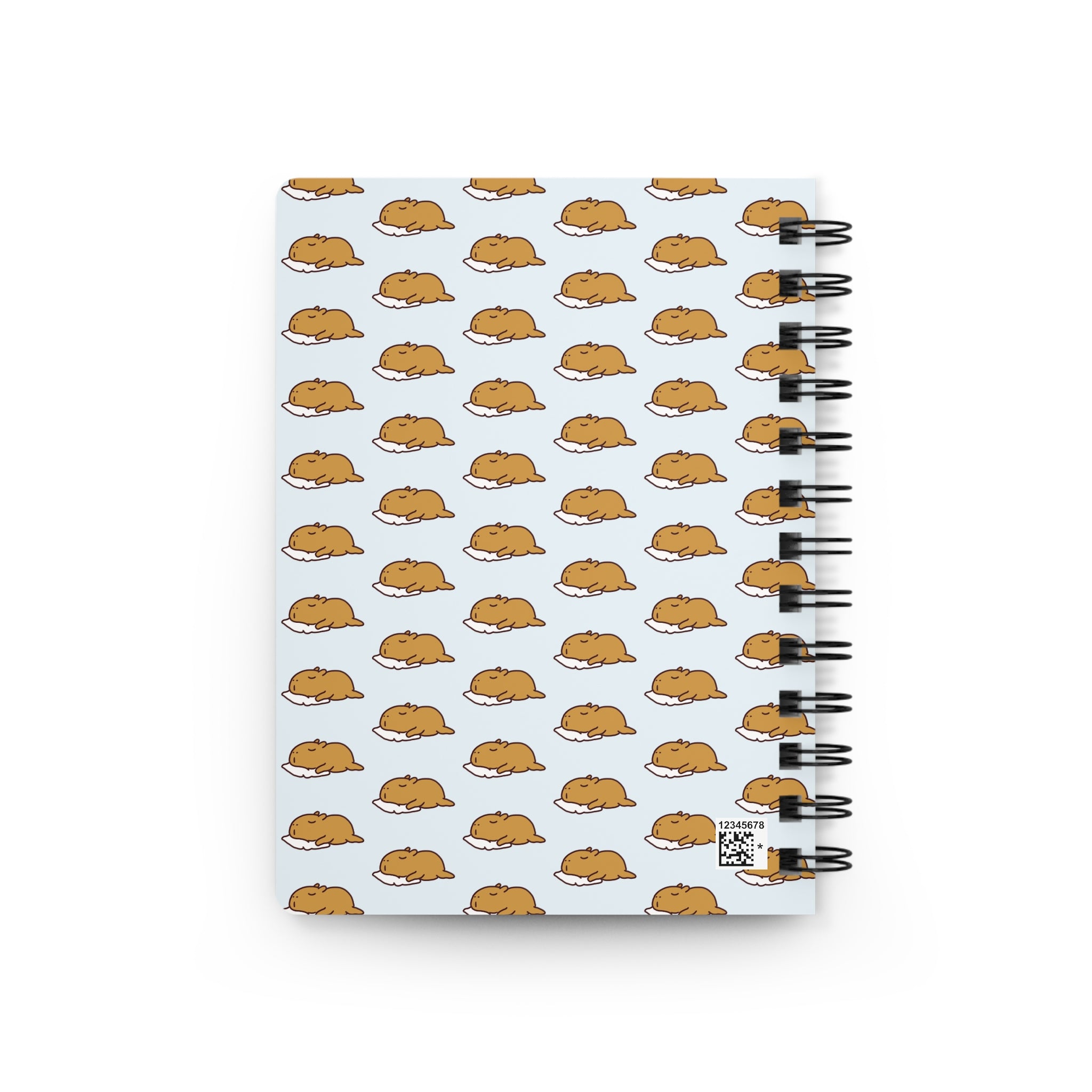 Cute Capybara Notebook – Cozy Sleeping Pattern Journal