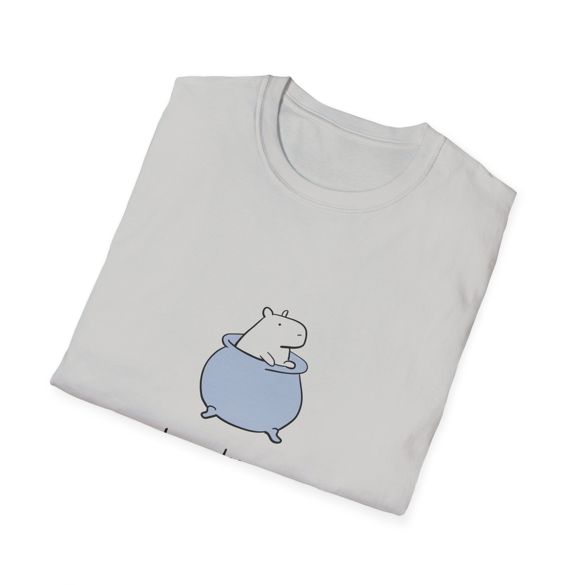 In My Defense I Was Unsupervised Capybara Softstyle Tee