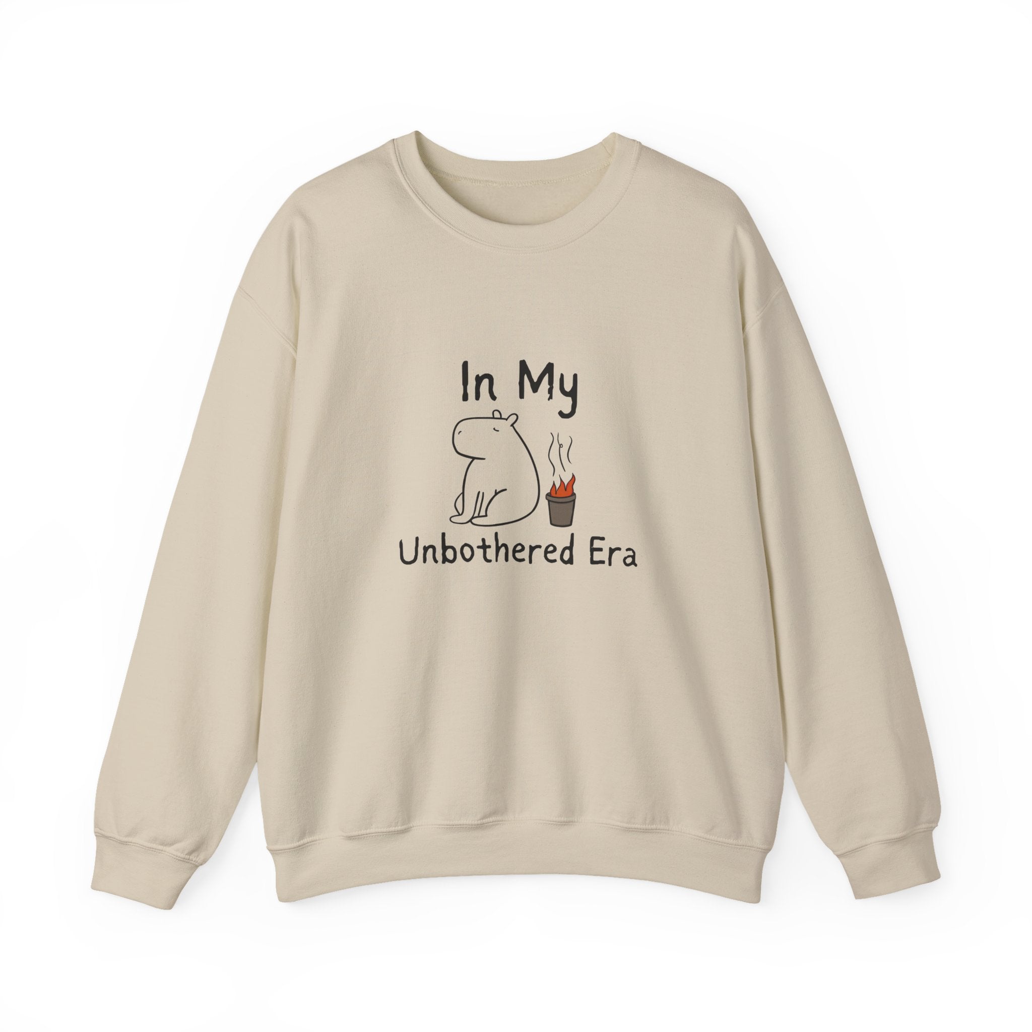 "In My Unbothered Era" Capybara Adult Sweatshirt