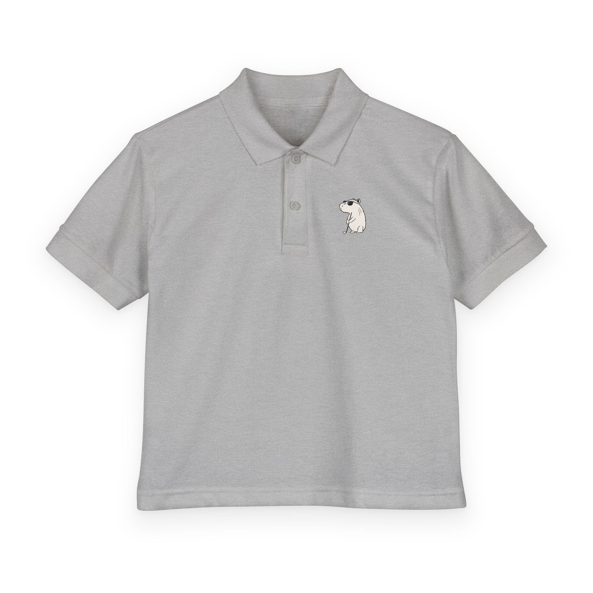 Capybara Chill Kids Golf Polo Shirt