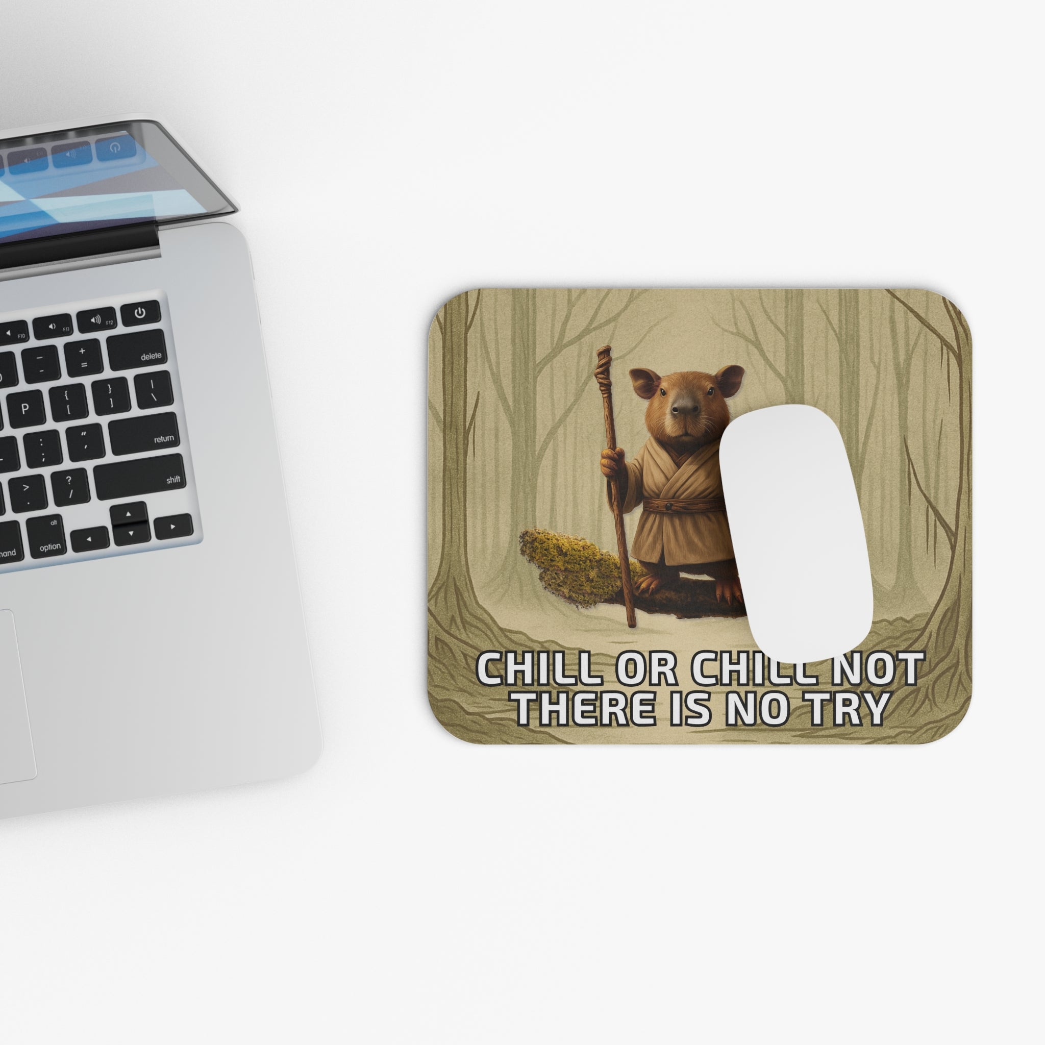 Star Wars Mouse Pad - 'Chill or Chill Not, There Is No Try'