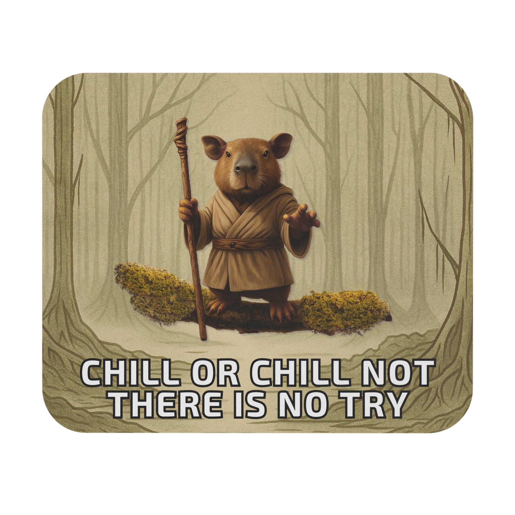 Star Wars Mouse Pad - 'Chill or Chill Not, There Is No Try'