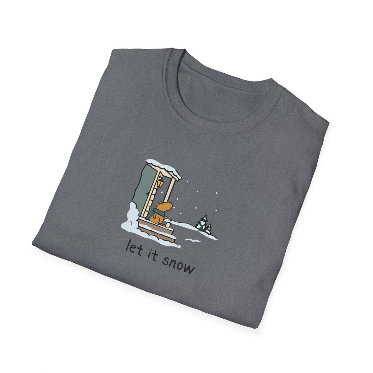 Let it Snow Capybara Softstyle Tee