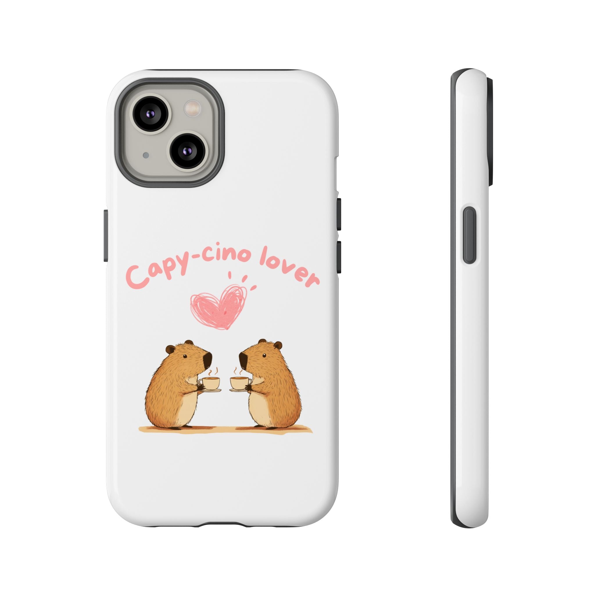 Cute Capybara Phone Case (Capy-cino Lover Series)