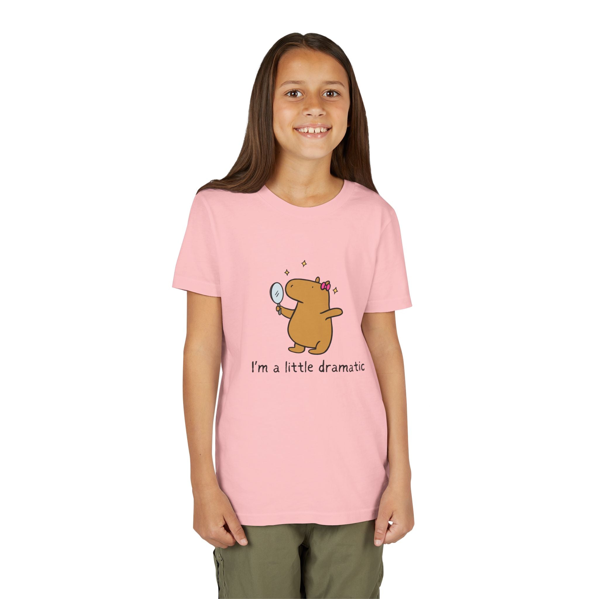 "I'm a little dramatic" - Capybara Drama Youth Tee