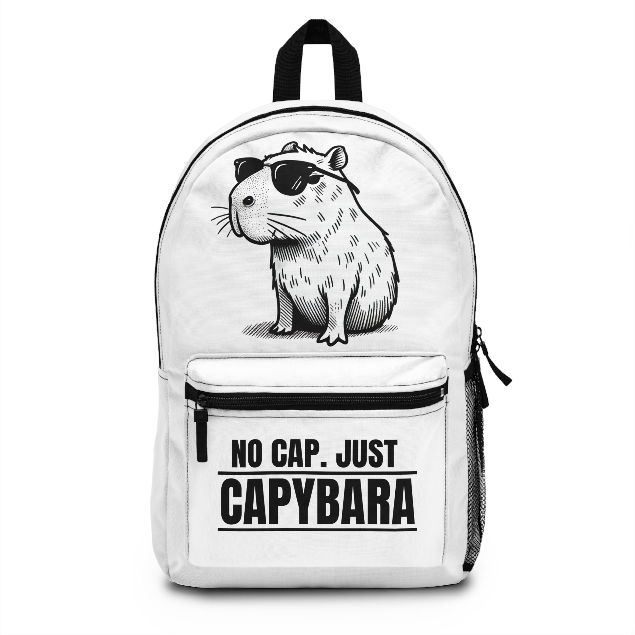 No Cap, Just Capybara – Everyday Chill Backpack