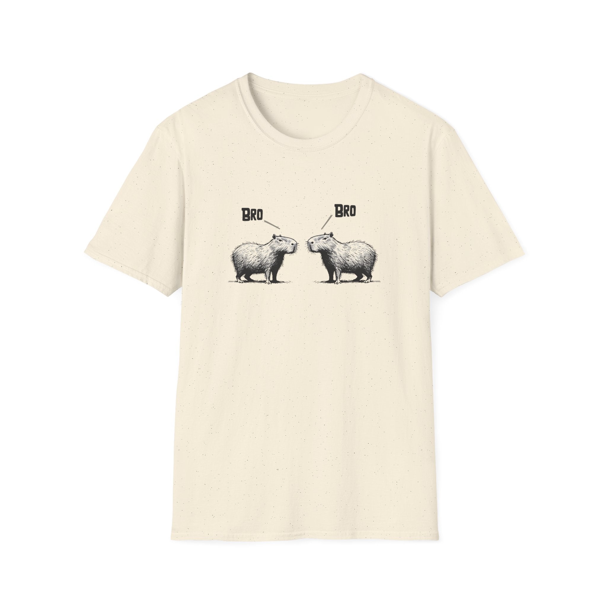 Funny Capybara Bro T-Shirt, Animal Lover Gift, Cute Humor Tee, Unisex Casual Wear, Fun Birthday Present, Quirky Graphic Shirt