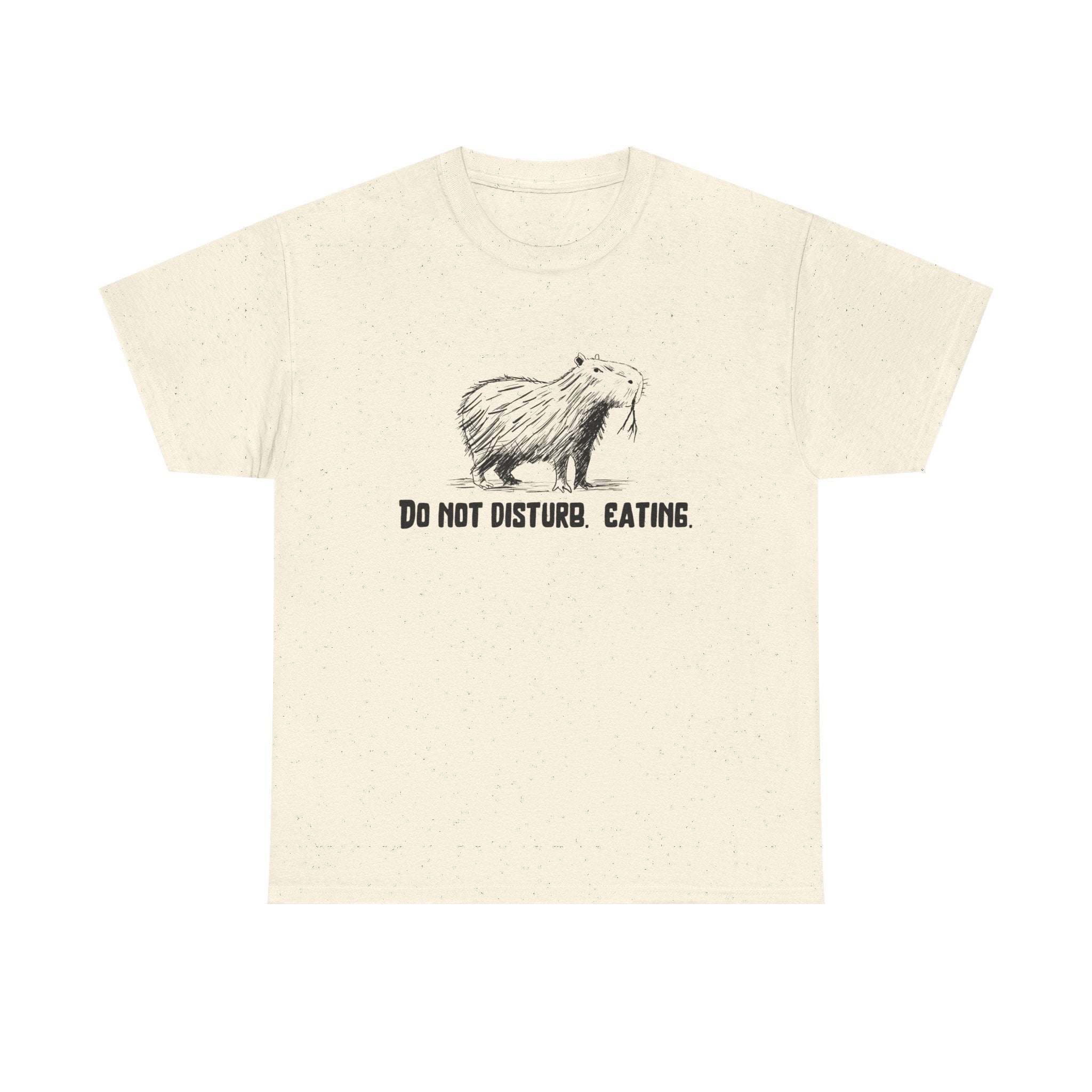Do Not Disturb. Eating. Capybara Heavy Tee