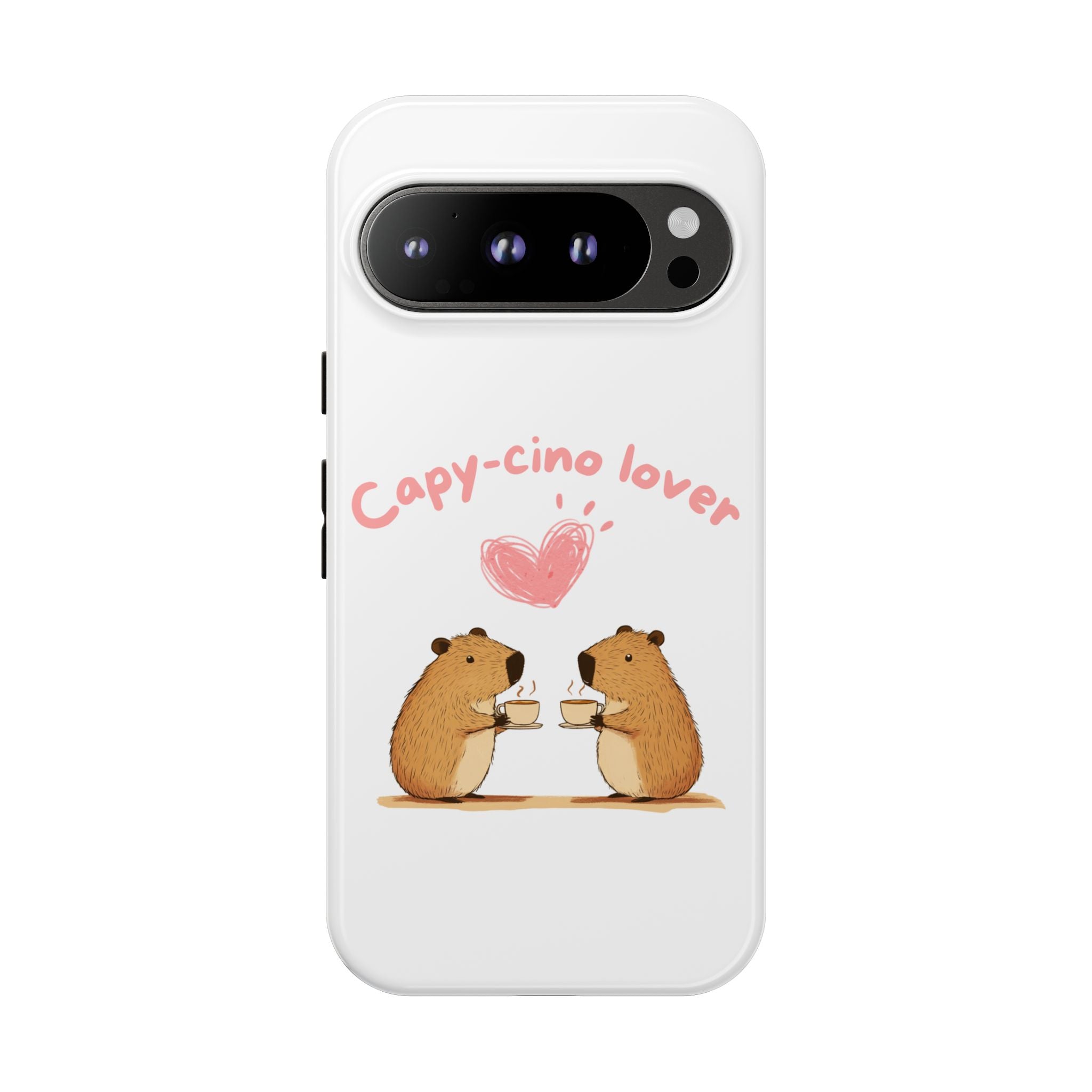 Cute Capybara Phone Case (Capy-cino Lover Series)