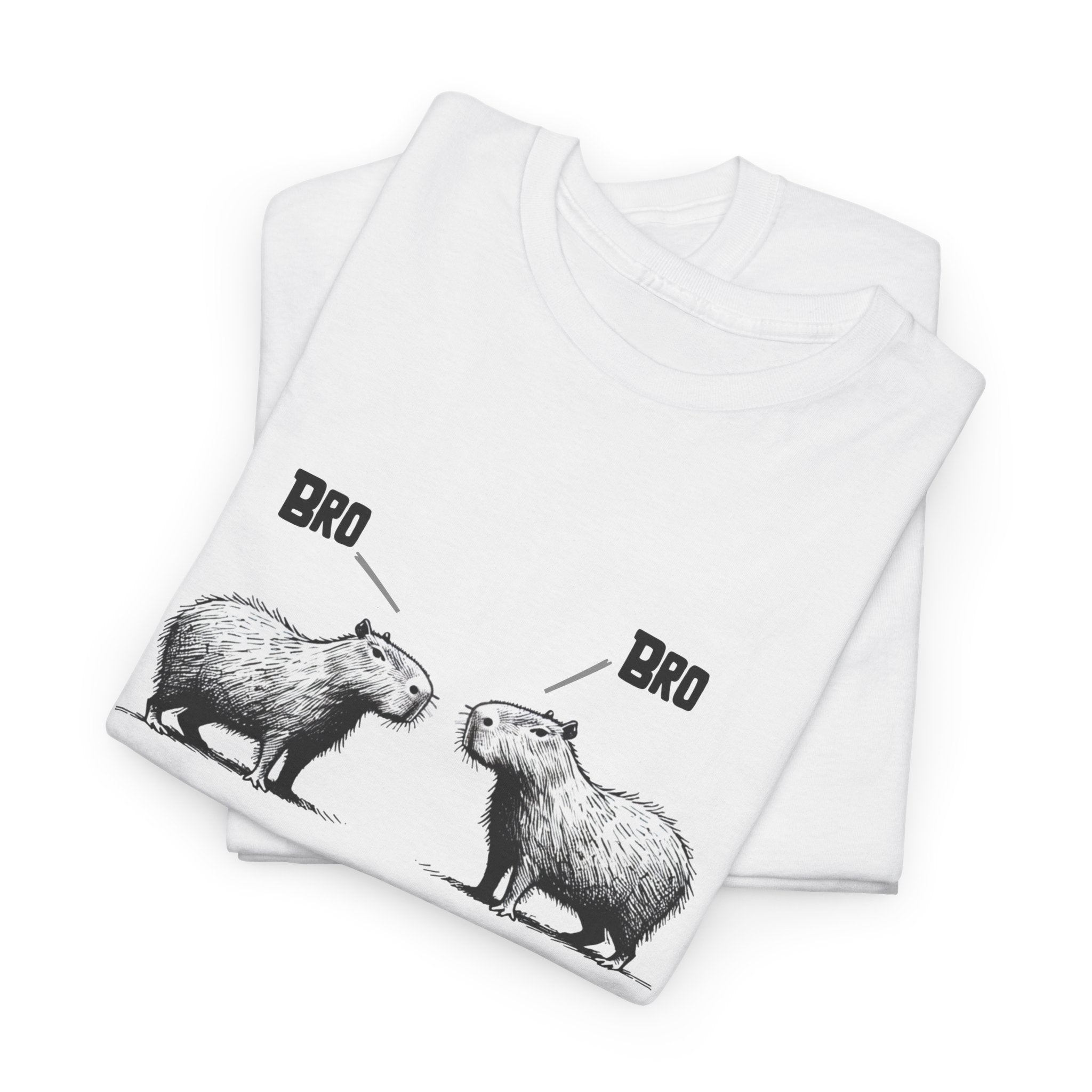 Bro Bro Adult T-Shirt | Funny Chill Graphic Heavy Tee