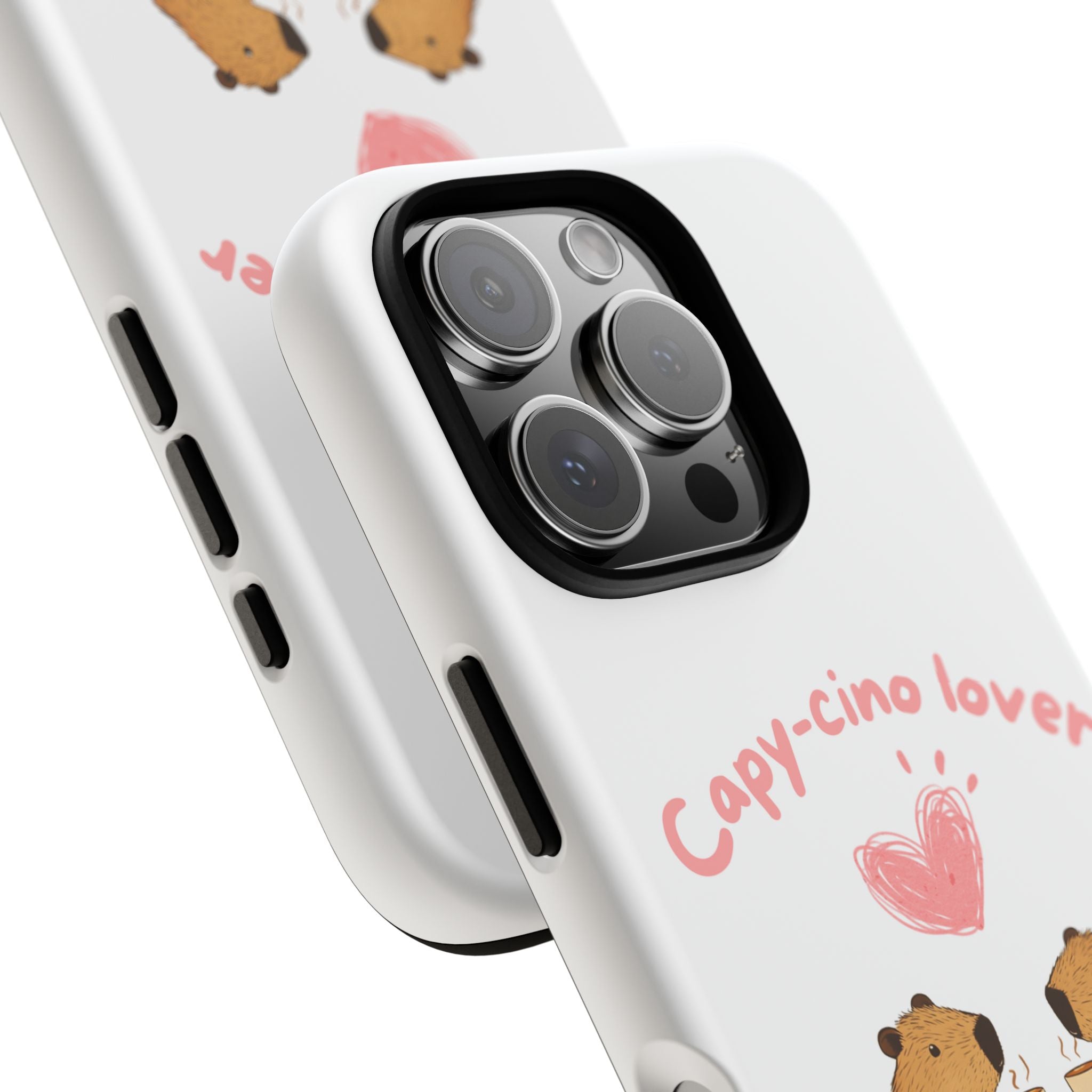 Cute Capybara Phone Case (Capy-cino Lover Series)