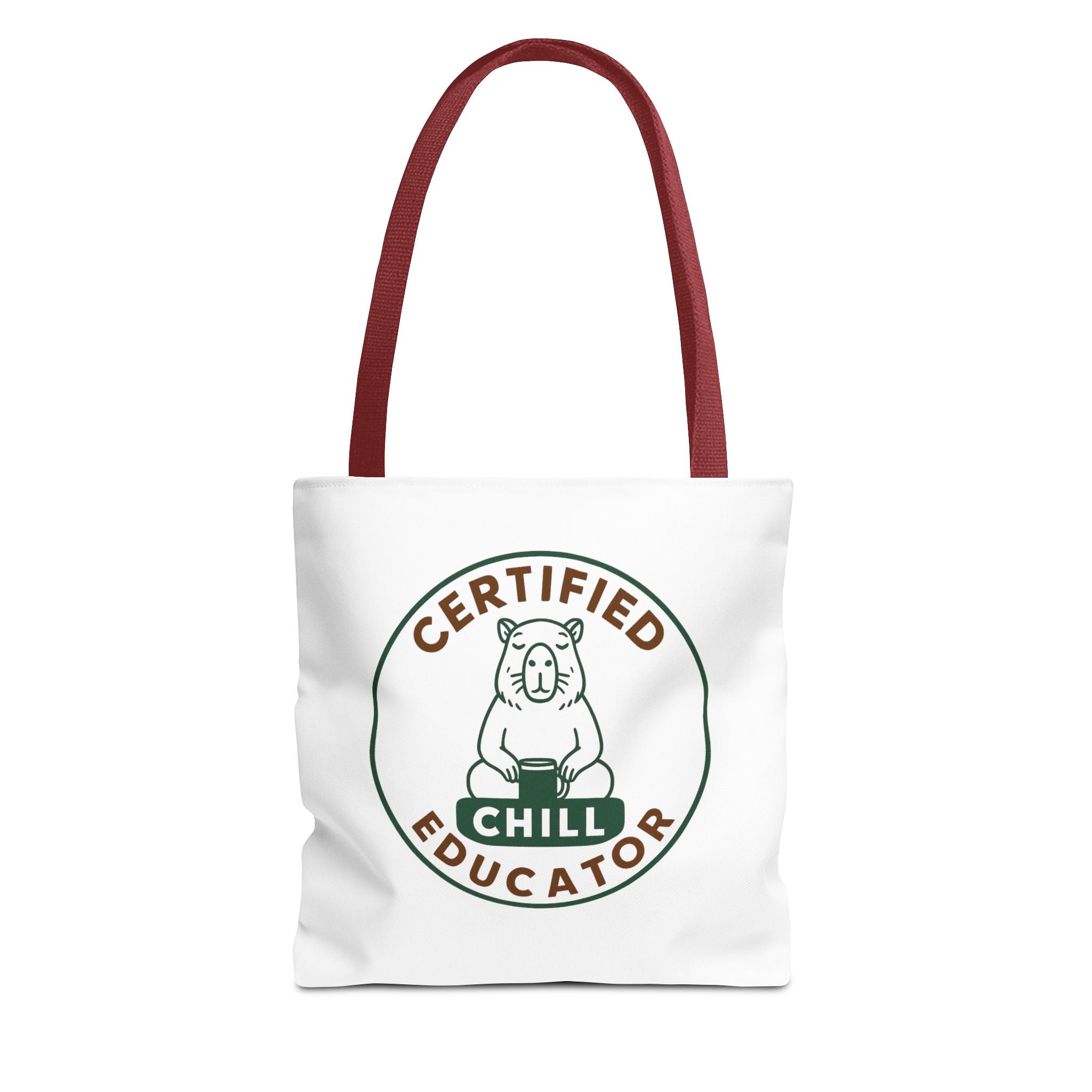 Certified Chill Educator Capybara - Teacher Tote Bag