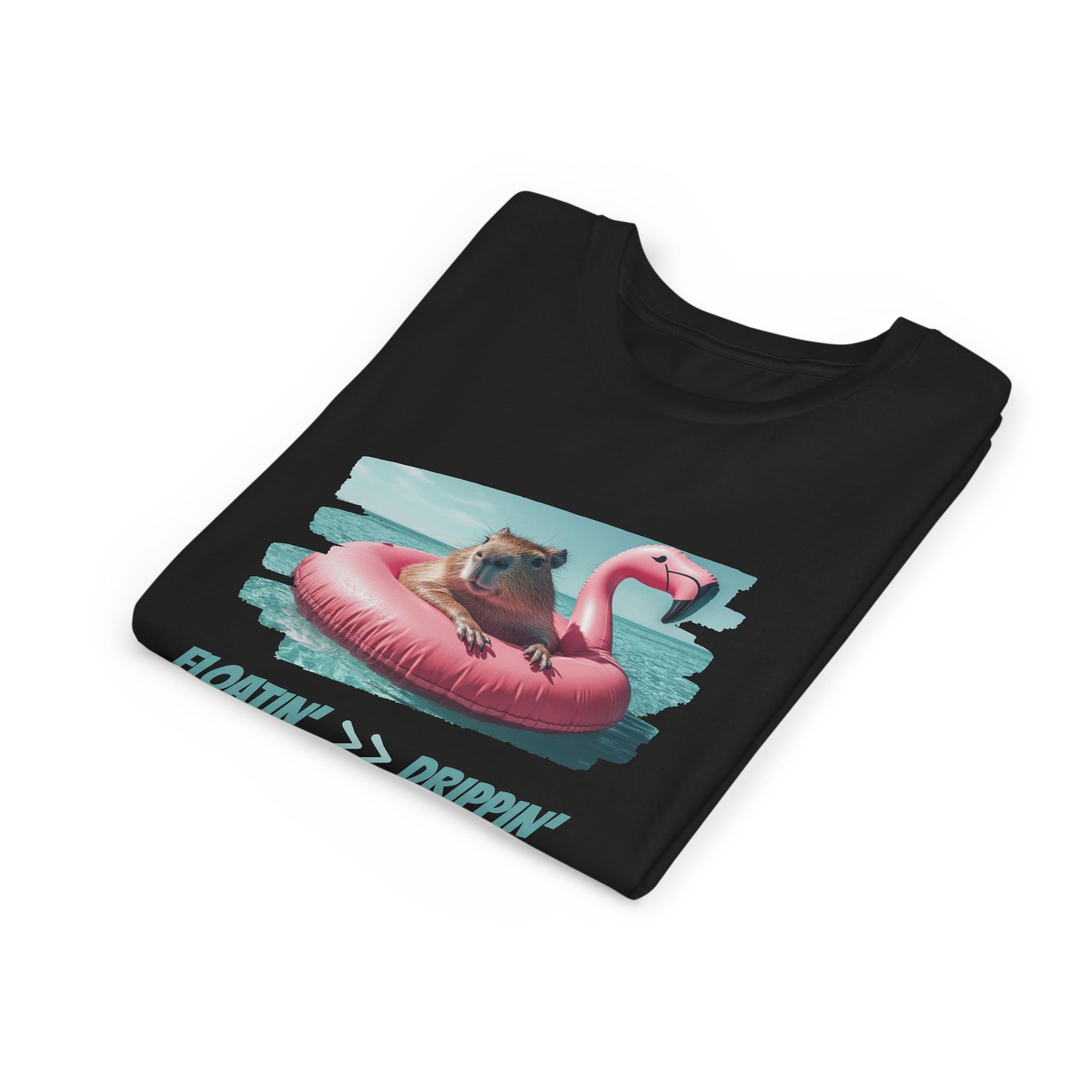 Floatin >> Drippin Capybara - Unisex Youth Tee