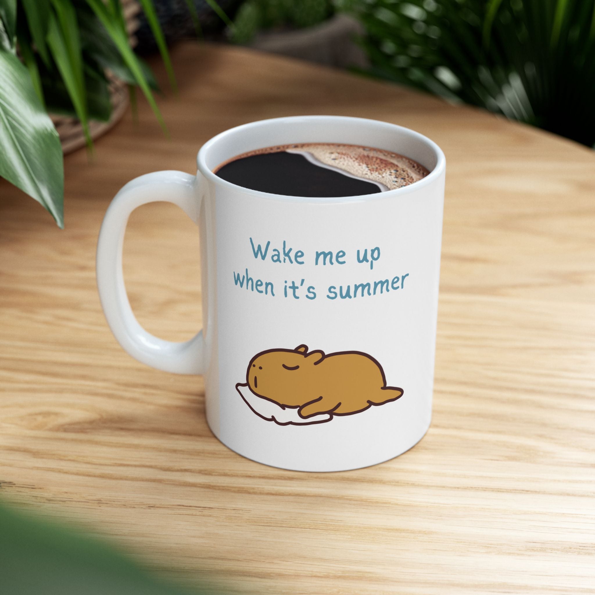 Teacher Appreciation Week Gift – Funny Teacher Coffee Mug – Wake Me Up When It’s Summer