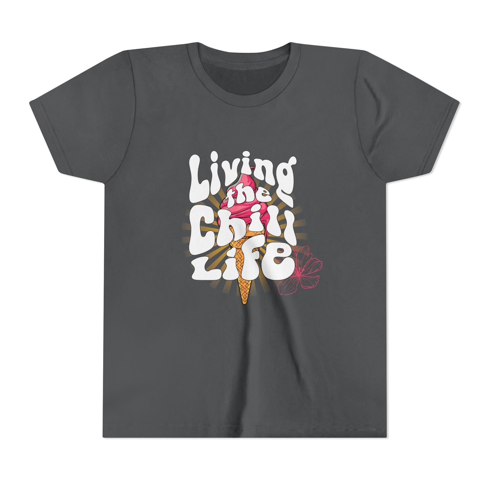 Living the Chill Life Ice Cream - Unisex Youth Tee