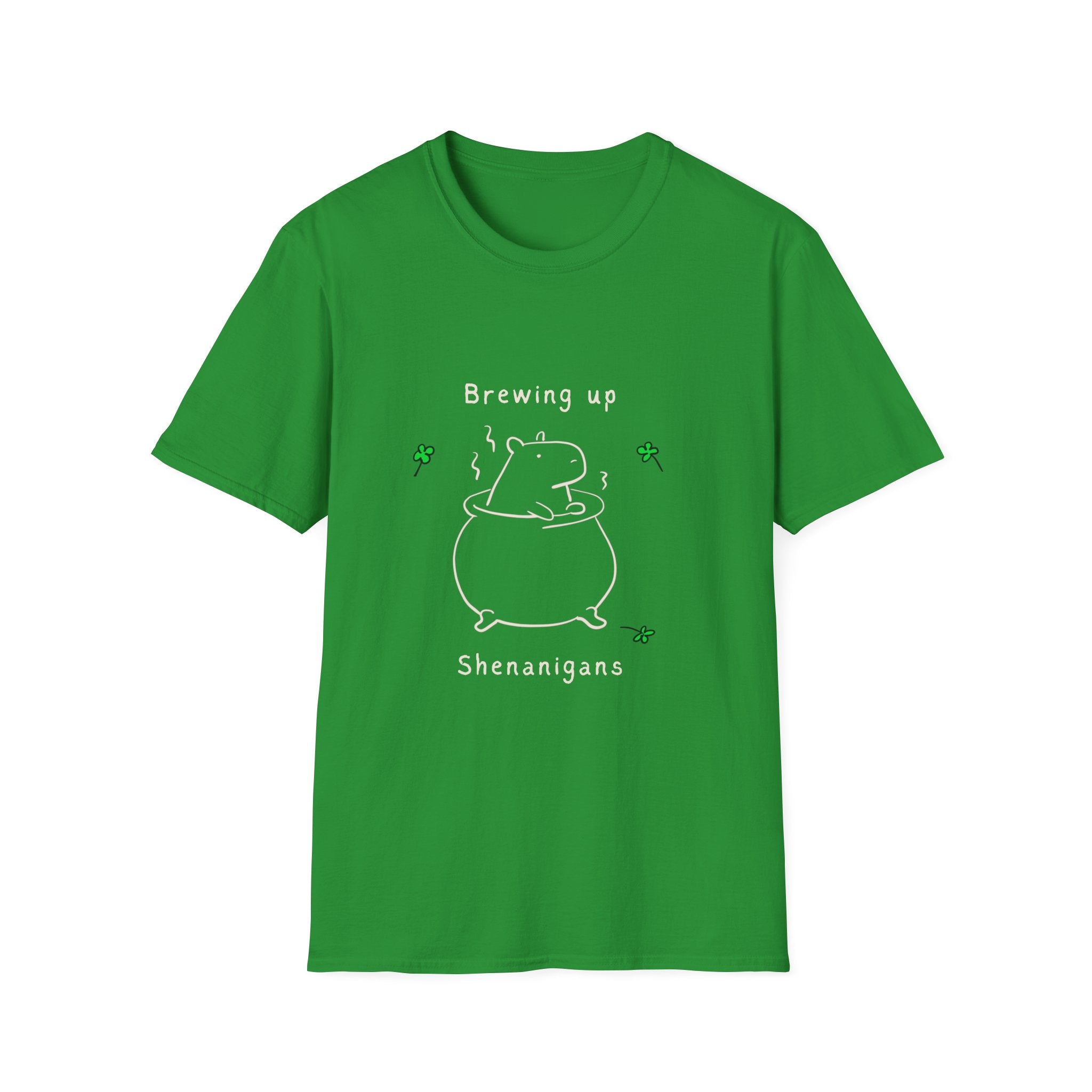 Funny St. Patrick's Day Capybara Shirt – Brewing Up Shenanigans