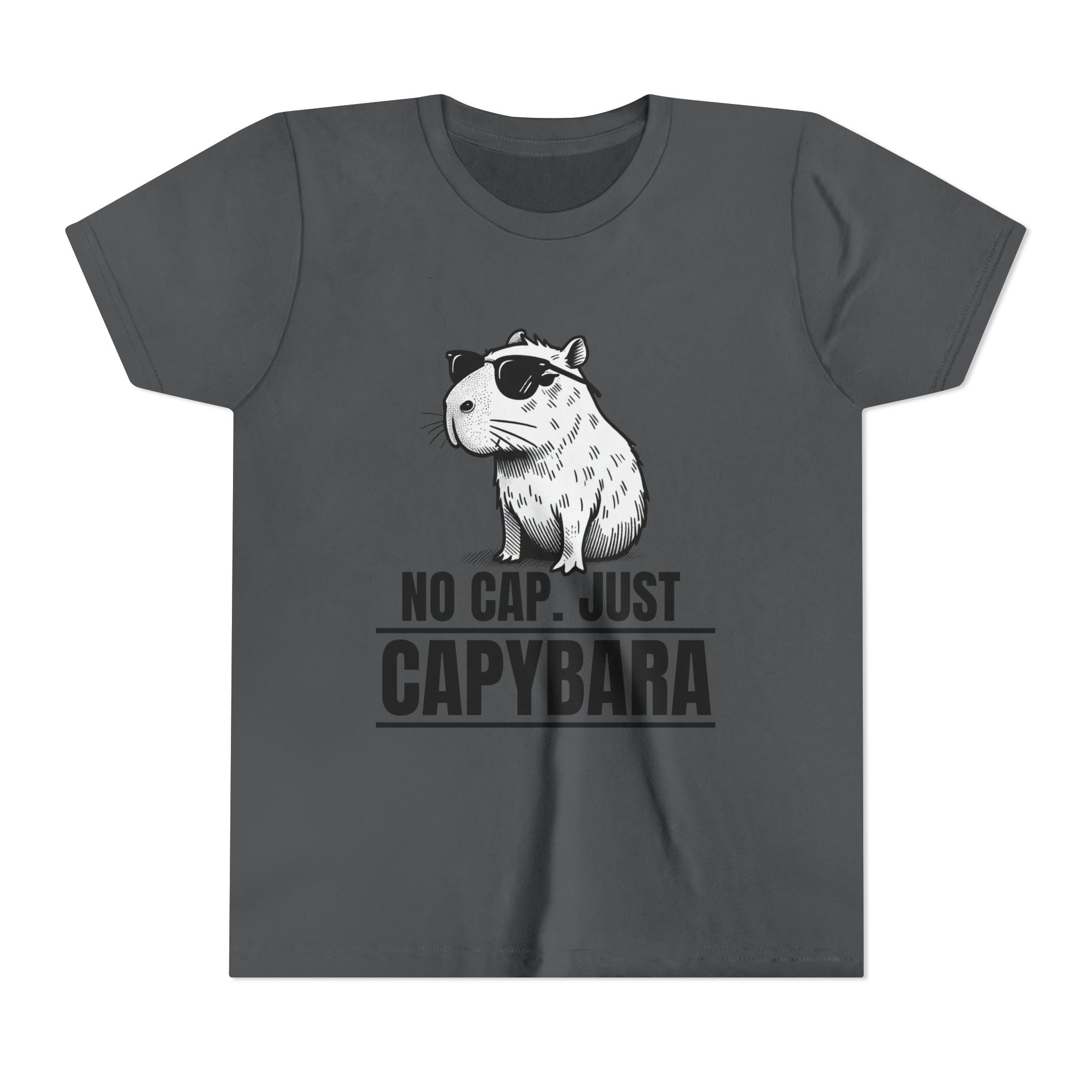 No Cap. Just Capybara - Unisex Youth Tee