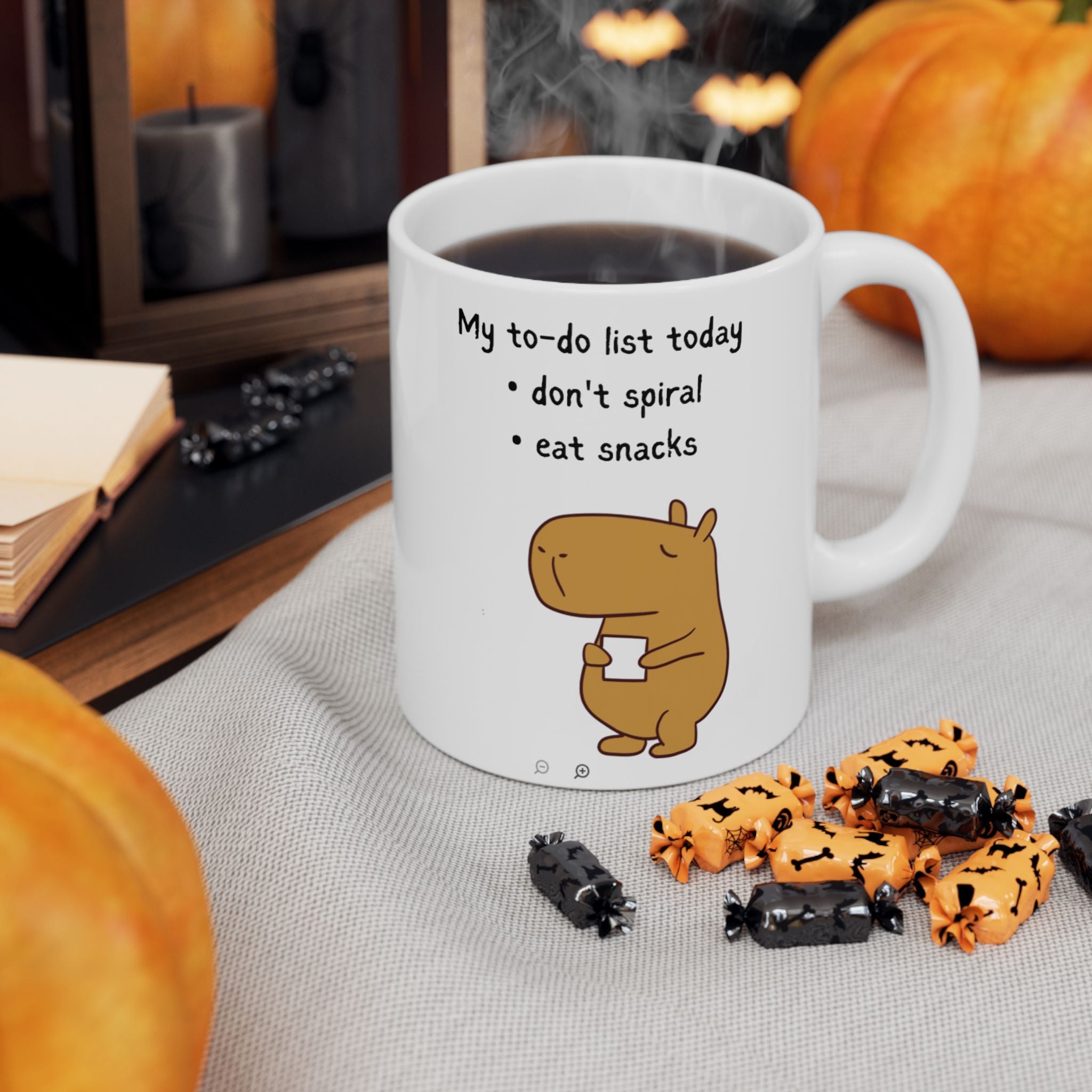 "My to-do list" Capybara Productivity Humor Coffee Mug