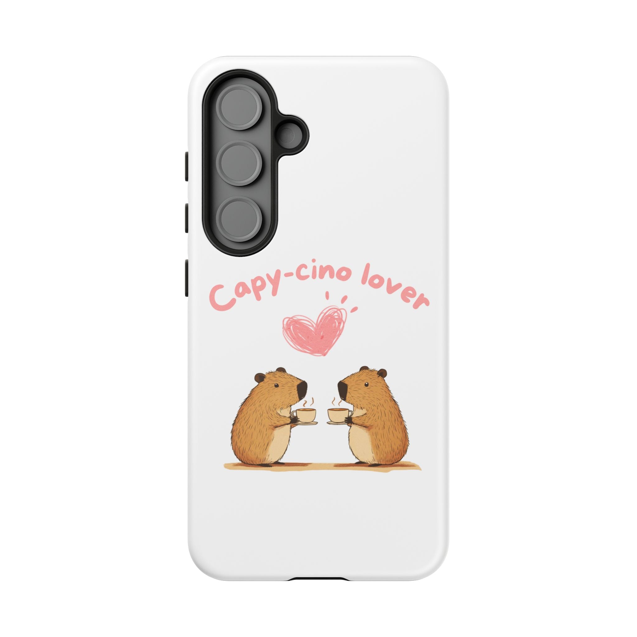 Cute Capybara Phone Case (Capy-cino Lover Series)