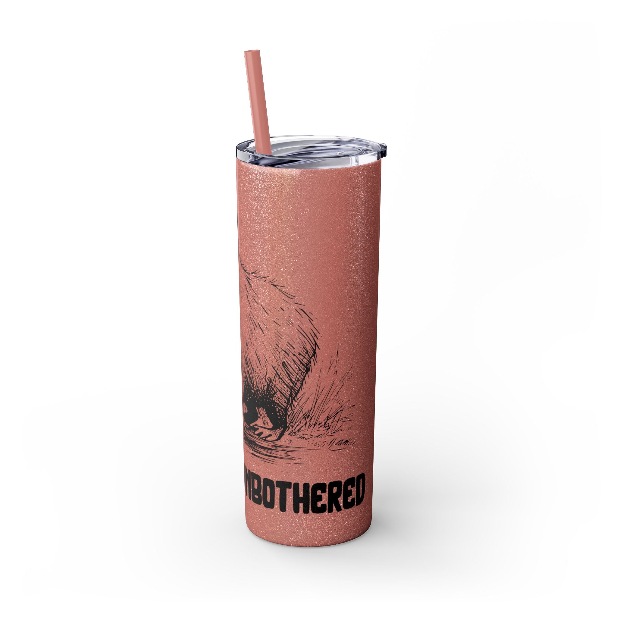 This Is Me Unbothered – Capybara Coffee Skinny Tumbler