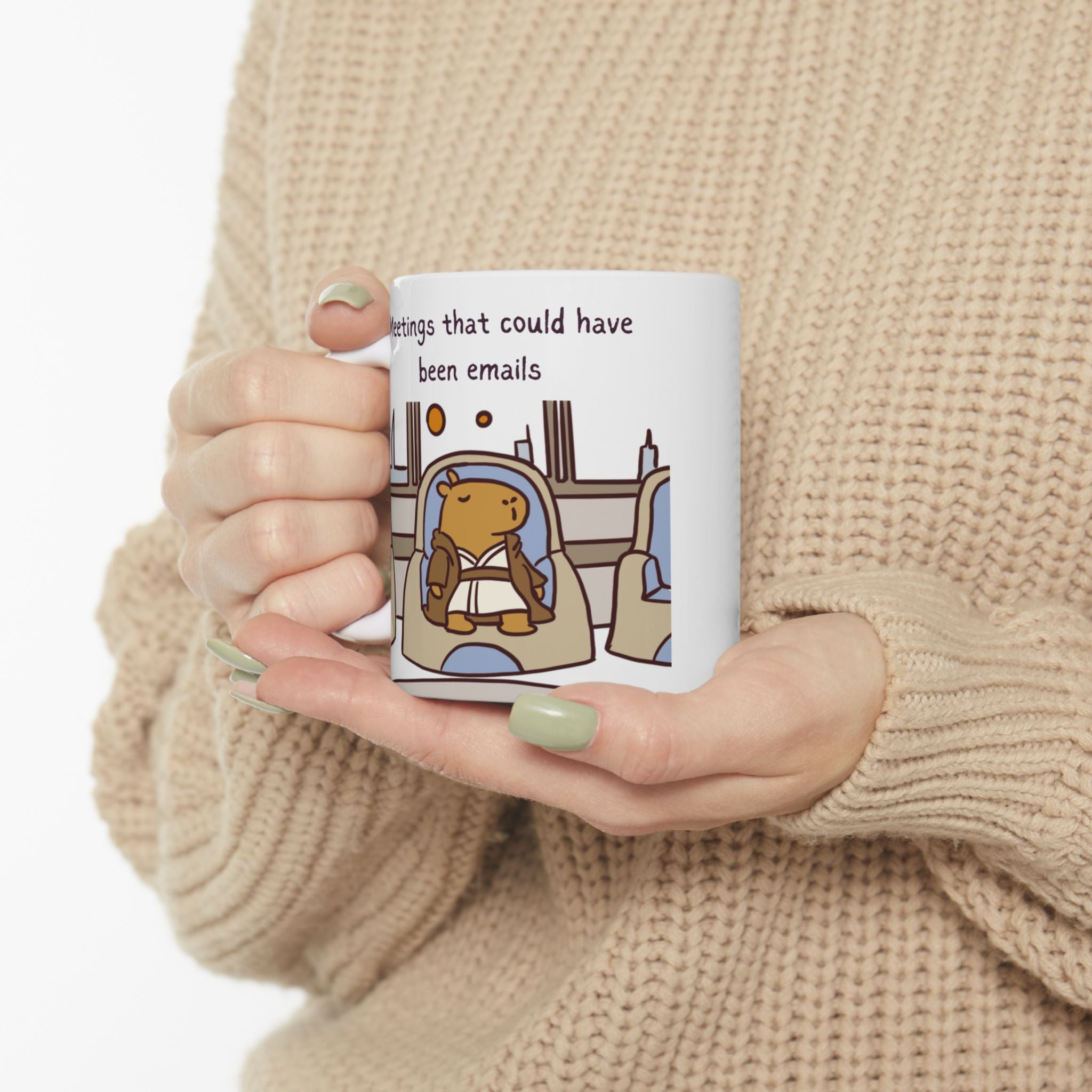 Meetings That Could Have Been Emails Capybara Mug