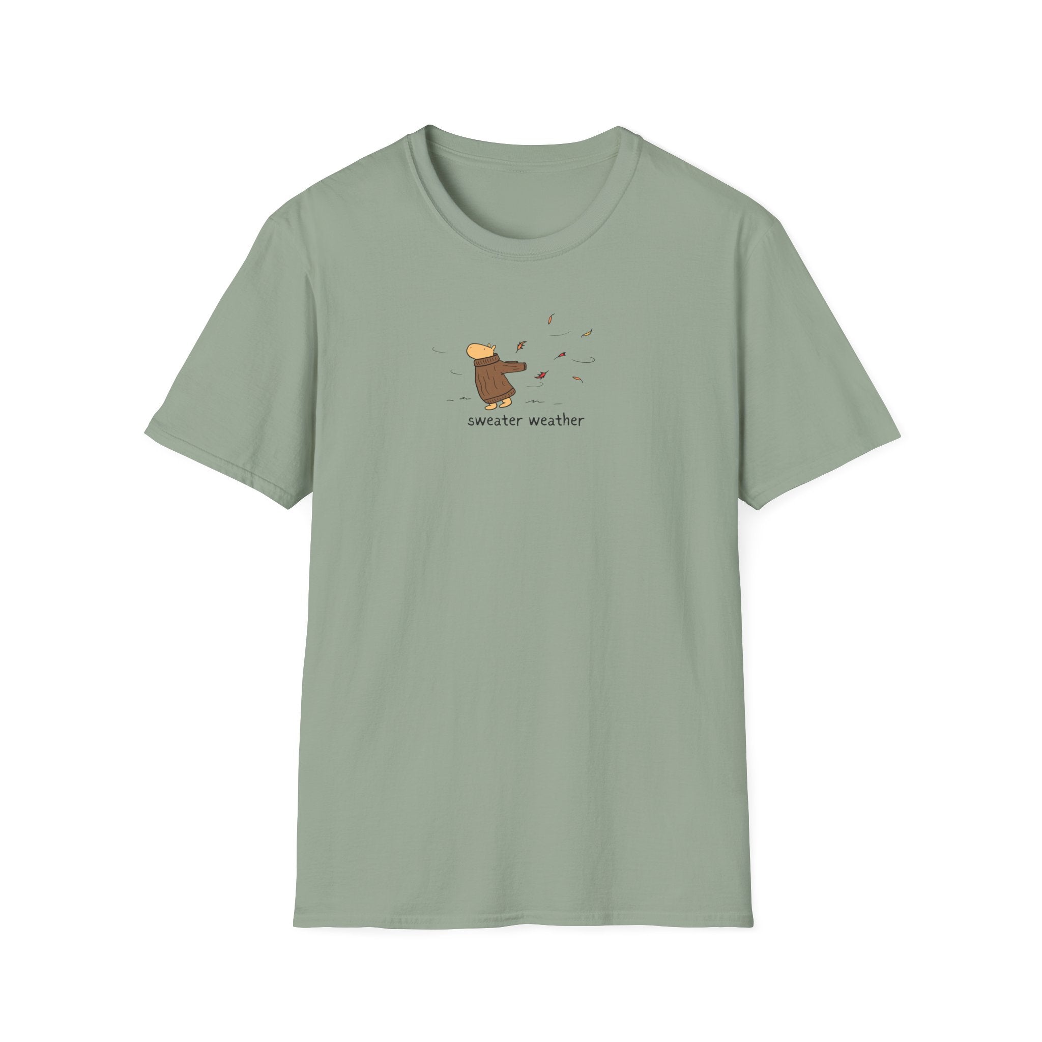 Sweater Weather Capybara Softstyle Adult T-Shirt