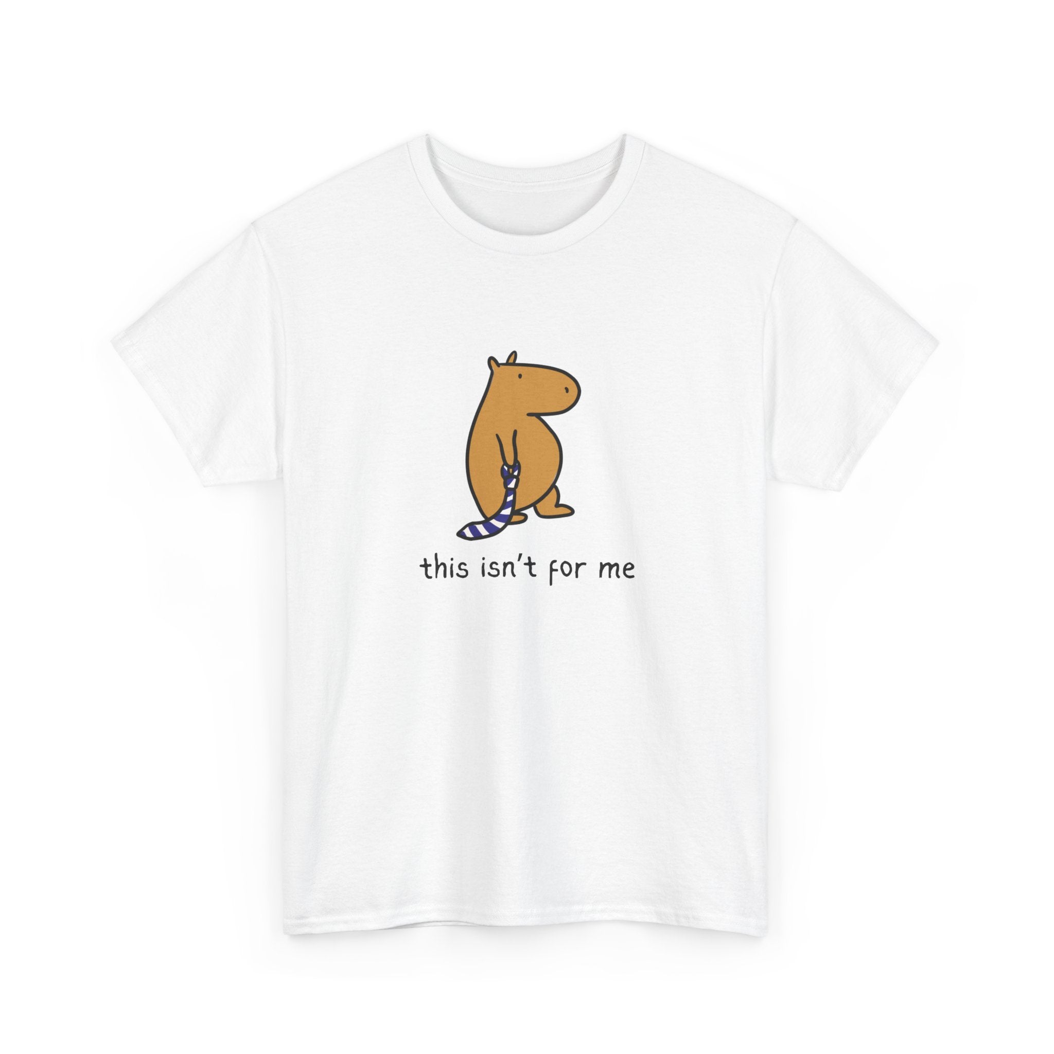 “This Isn’t for Me” Funny Capybara Heavy Tee