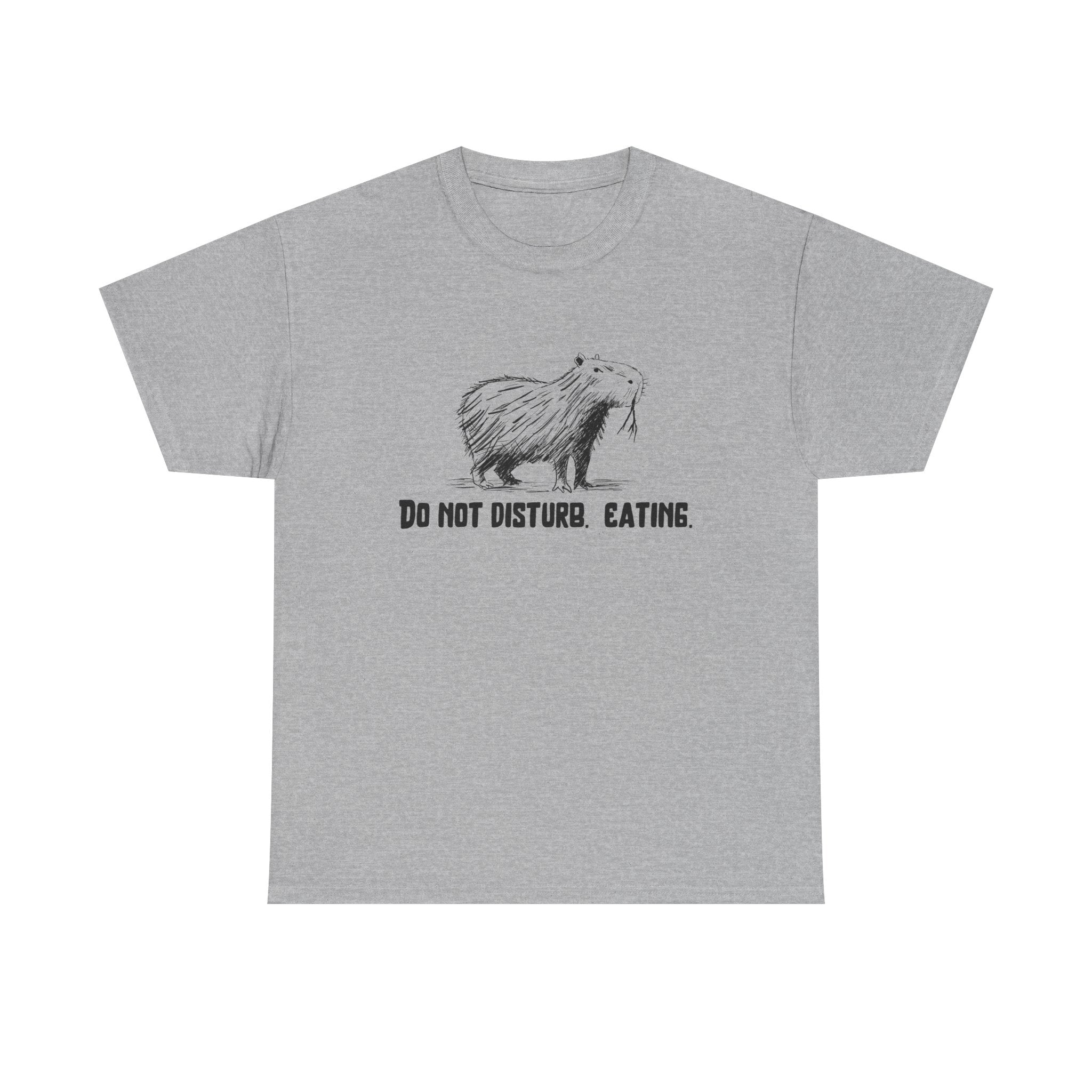 Do Not Disturb. Eating. Capybara Heavy Tee