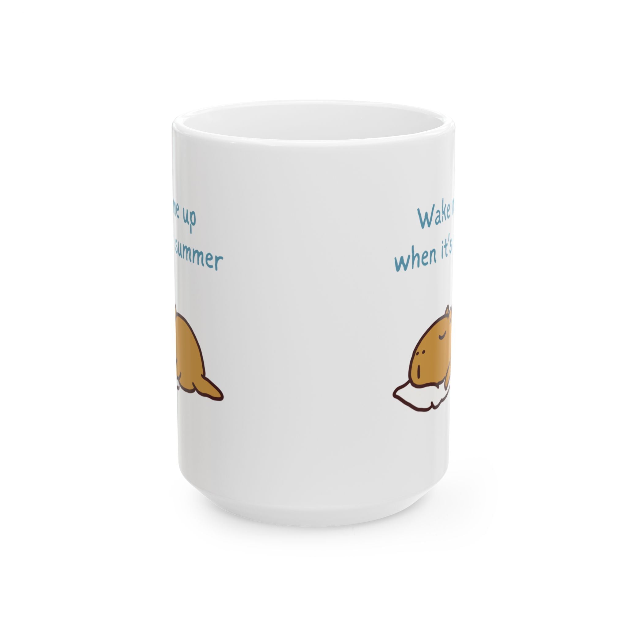 Teacher Appreciation Week Gift – Funny Teacher Coffee Mug – Wake Me Up When It’s Summer