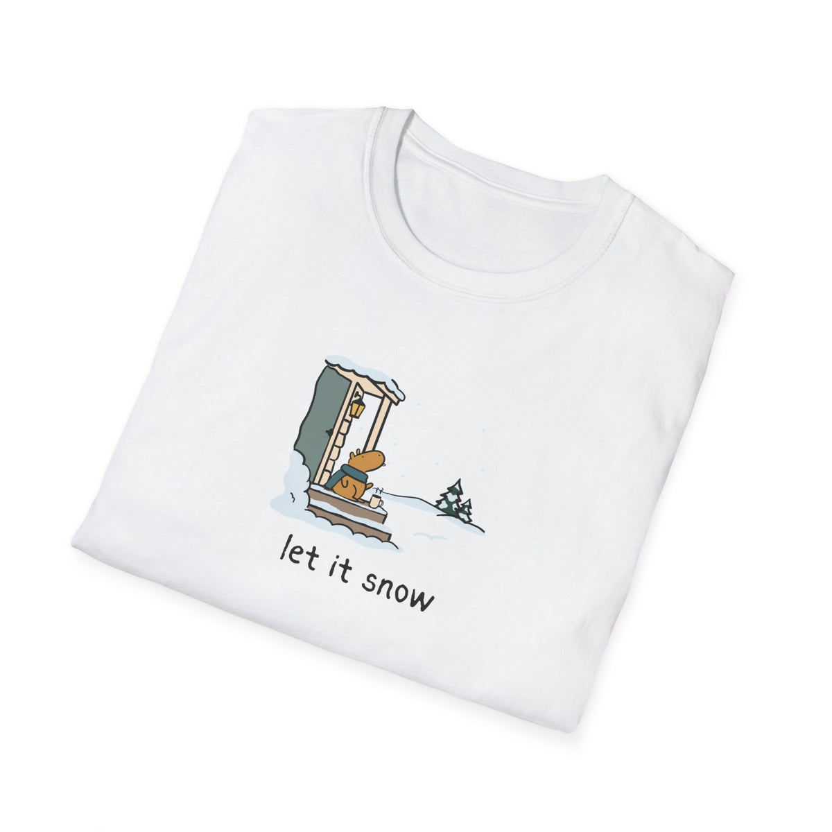 Let it Snow Capybara Softstyle Tee