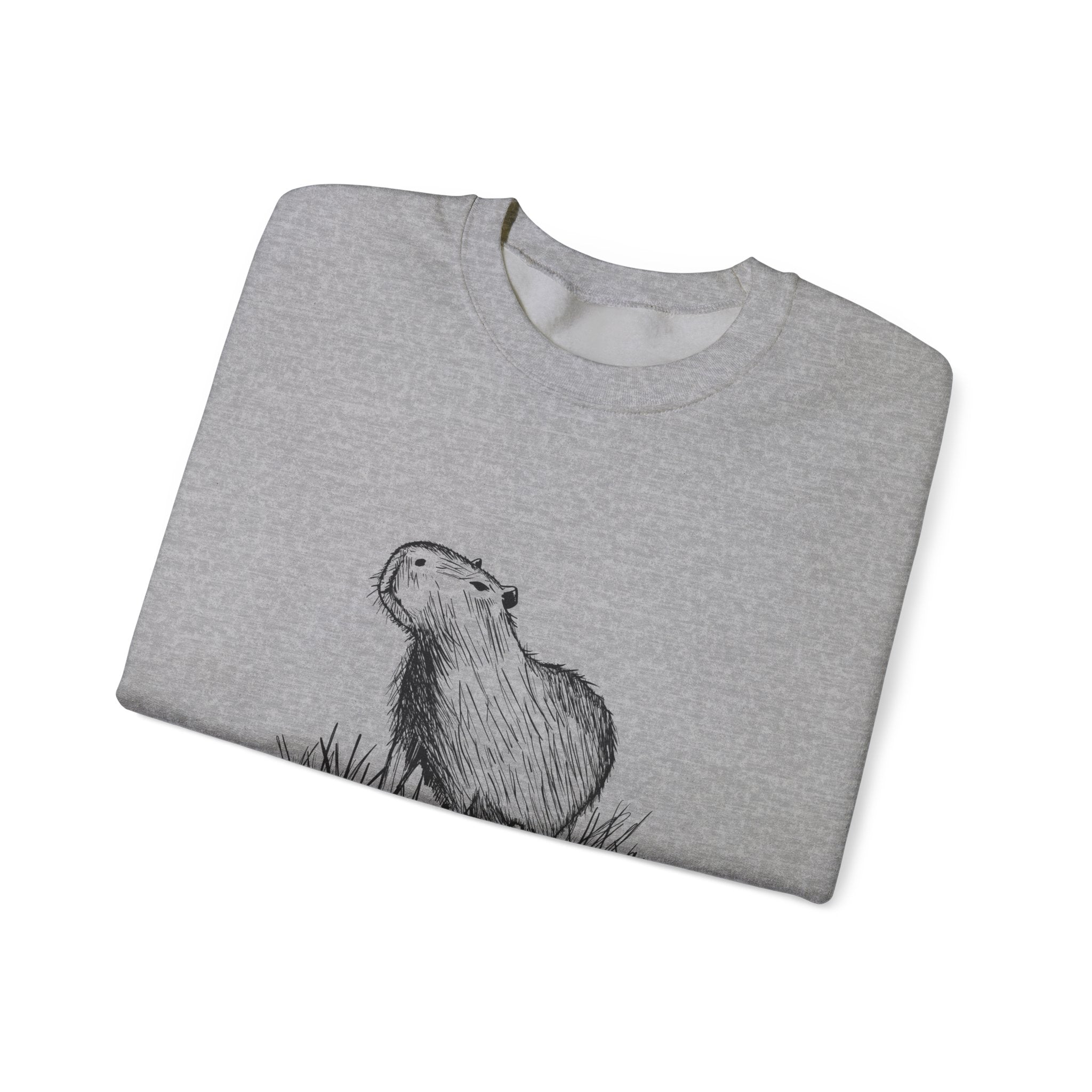 This Is Me Unbothered Sweatshirt – Funny Capybara Crewneck
