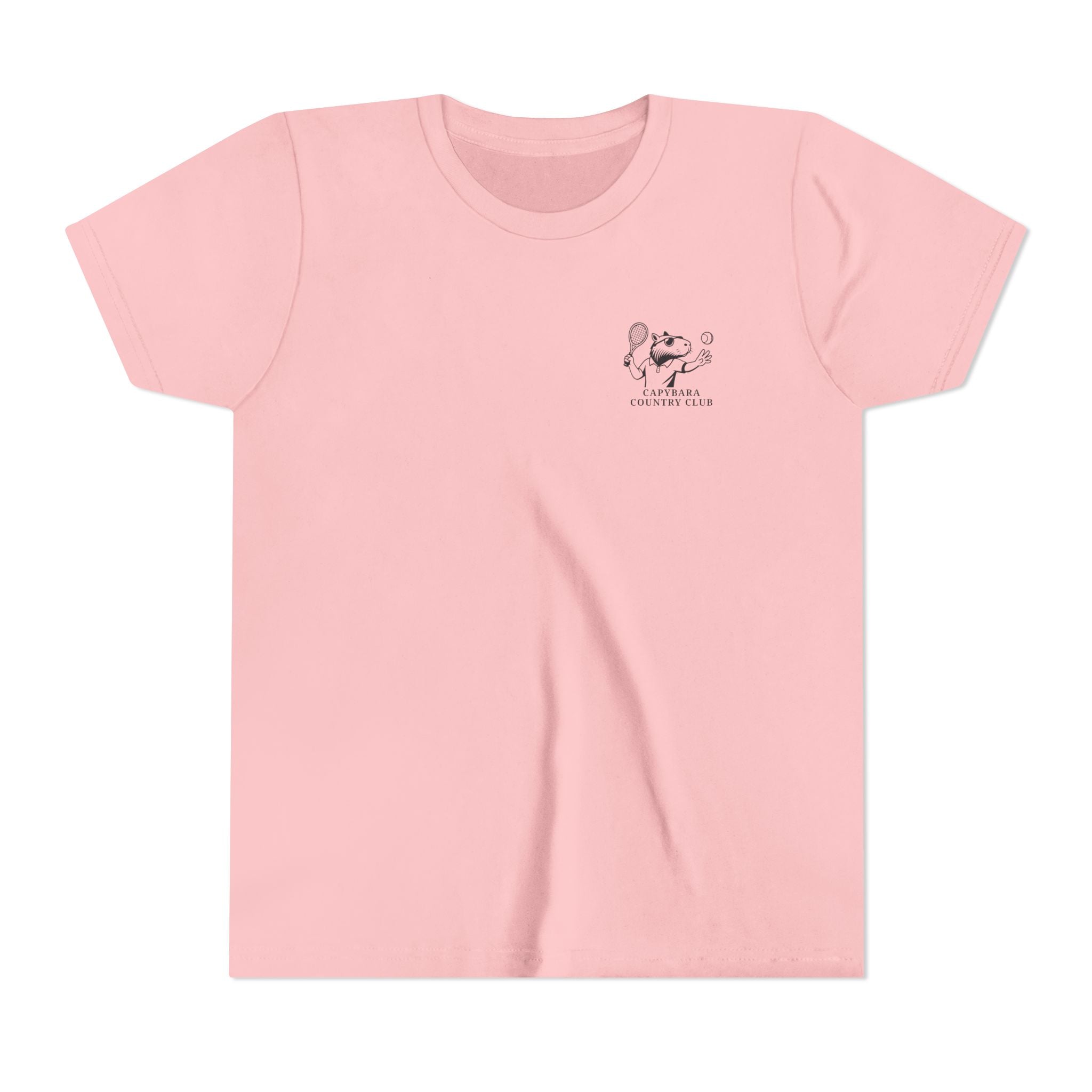 Kids Tennis Shirt – Funny Capybara Line Judge Tee – “You Can't Be Serious” Youth Sports Shirt for Tennis Practice or Gift