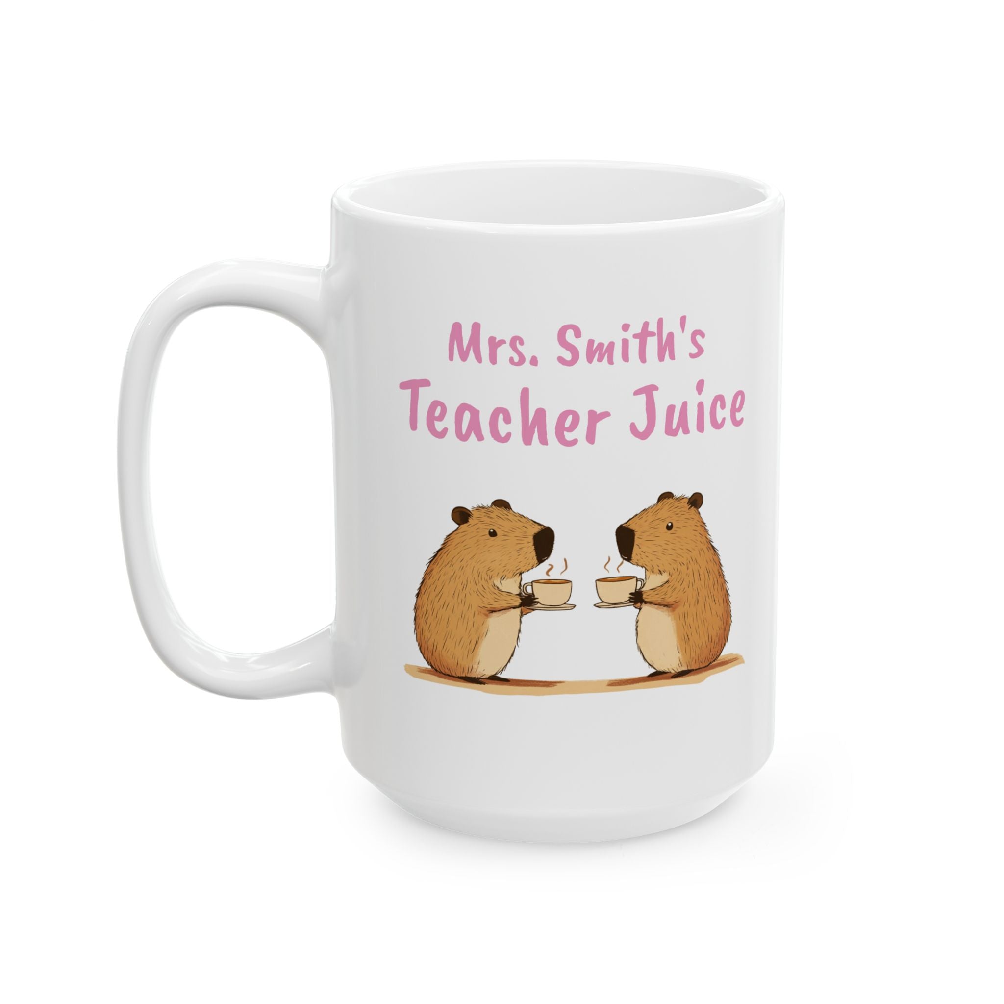 Personalized Teacher Mug – Custom “Teacher Juice” Coffee Mug – Funny Teacher Appreciation Gift