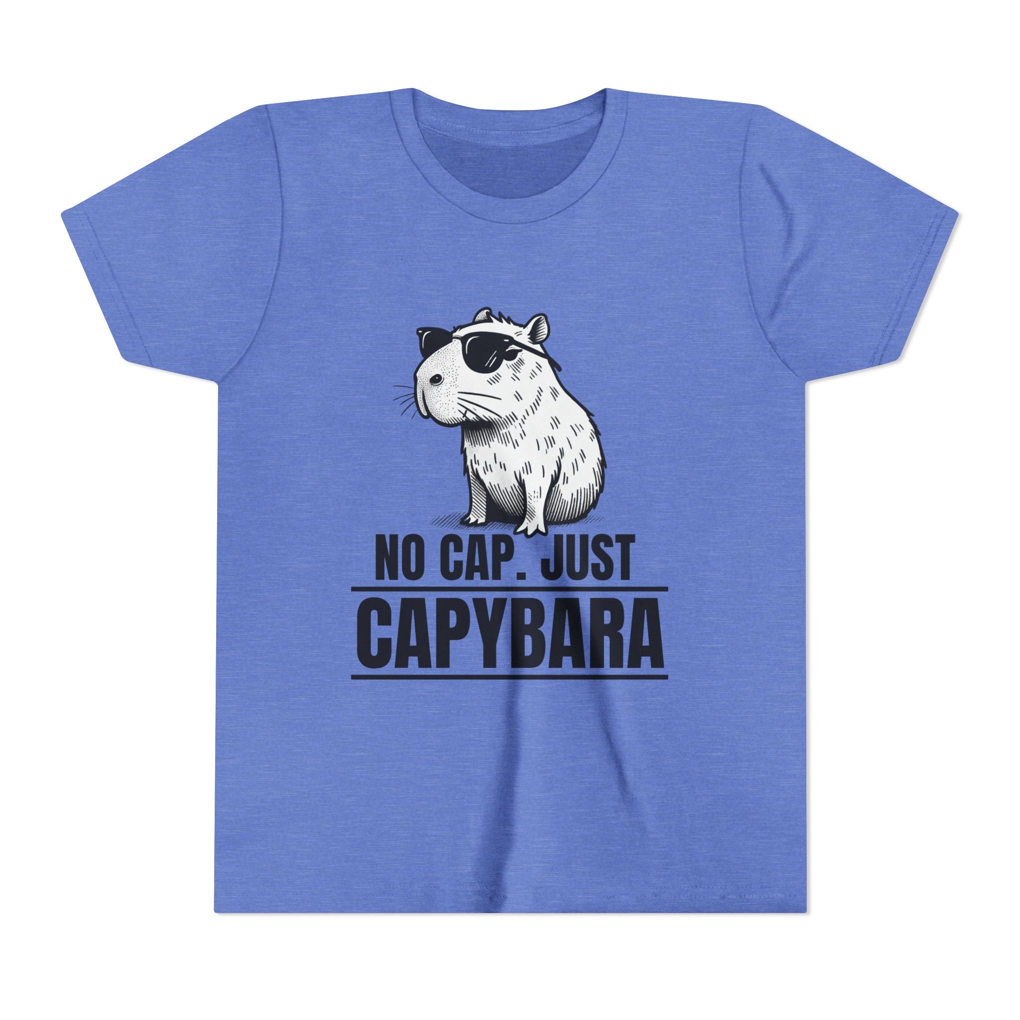 No Cap. Just Capybara - Unisex Youth Tee